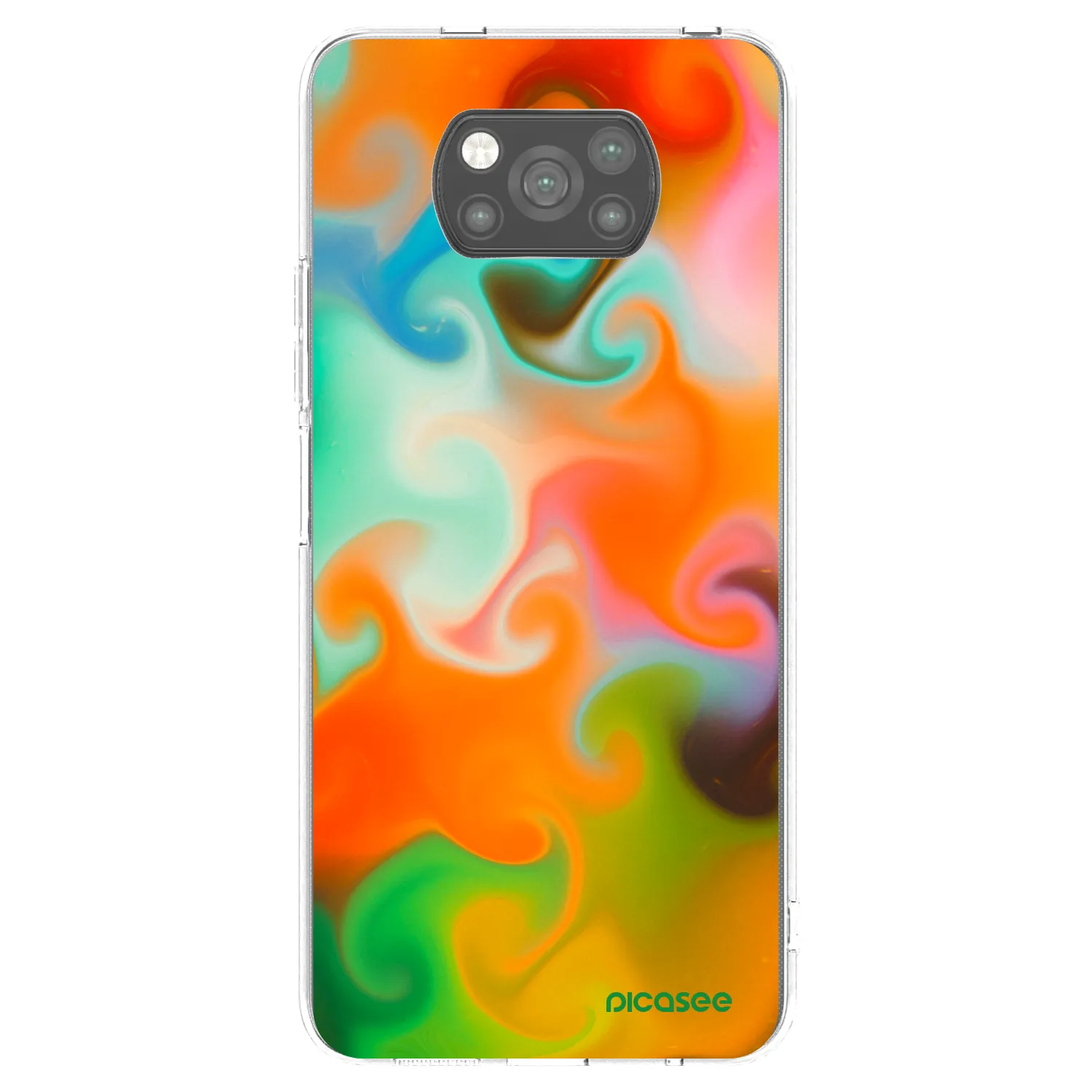 Picasee Μαύρη θήκη σιλικόνης για Xiaomi Poco X3 Pro - Juice
