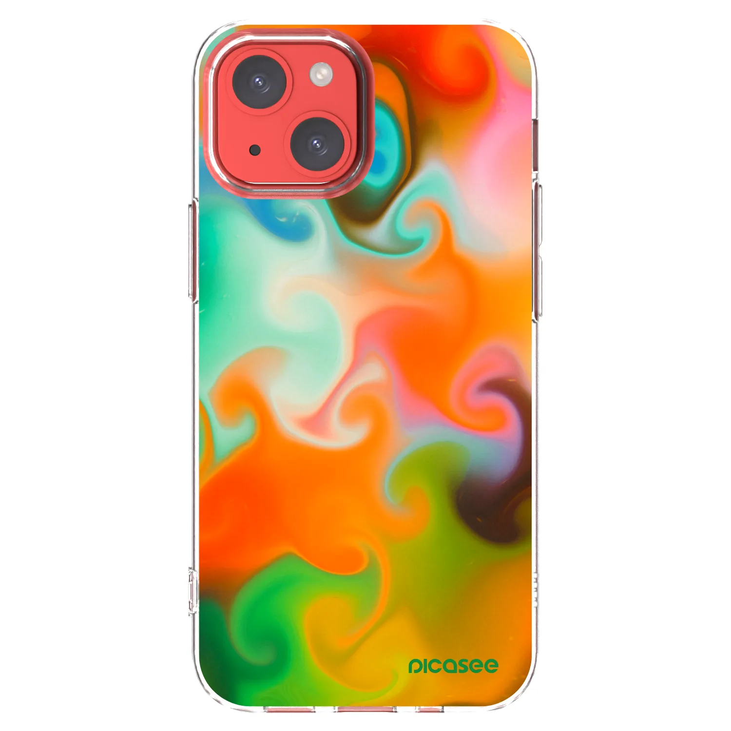 Picasee διαφανής θήκη σιλικόνης Apple iPhone 13 mini - Juice