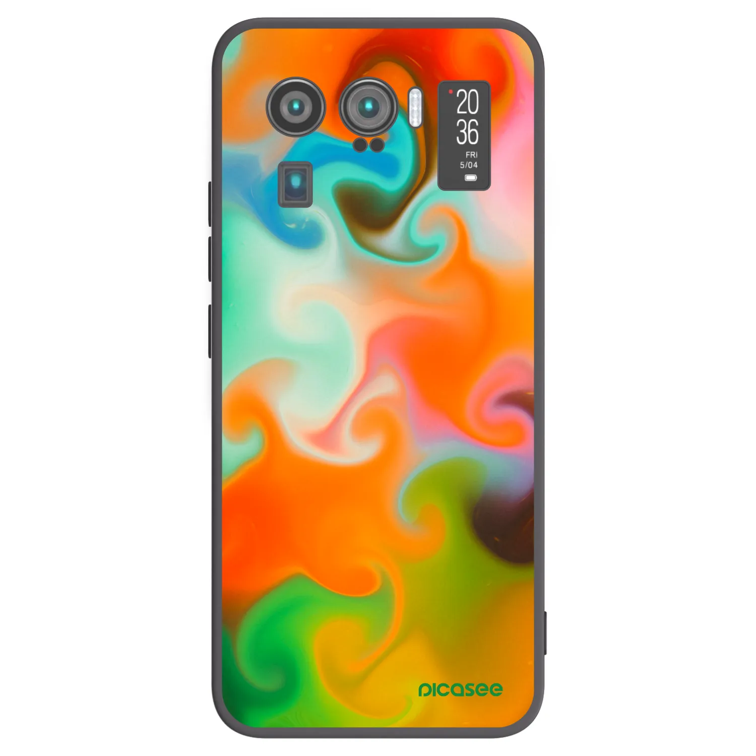 Picasee Μαύρη θήκη σιλικόνης για Xiaomi Mi 11 Ultra - Juice