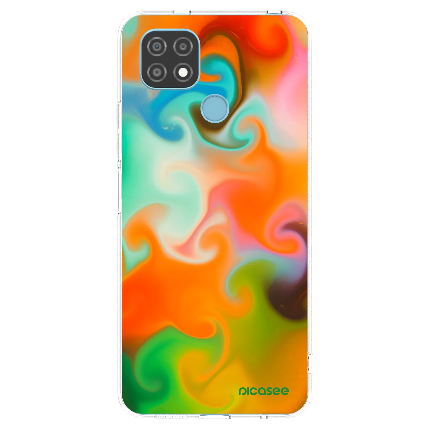 Picasee διαφανής θήκη σιλικόνης Realme C21 - Juice