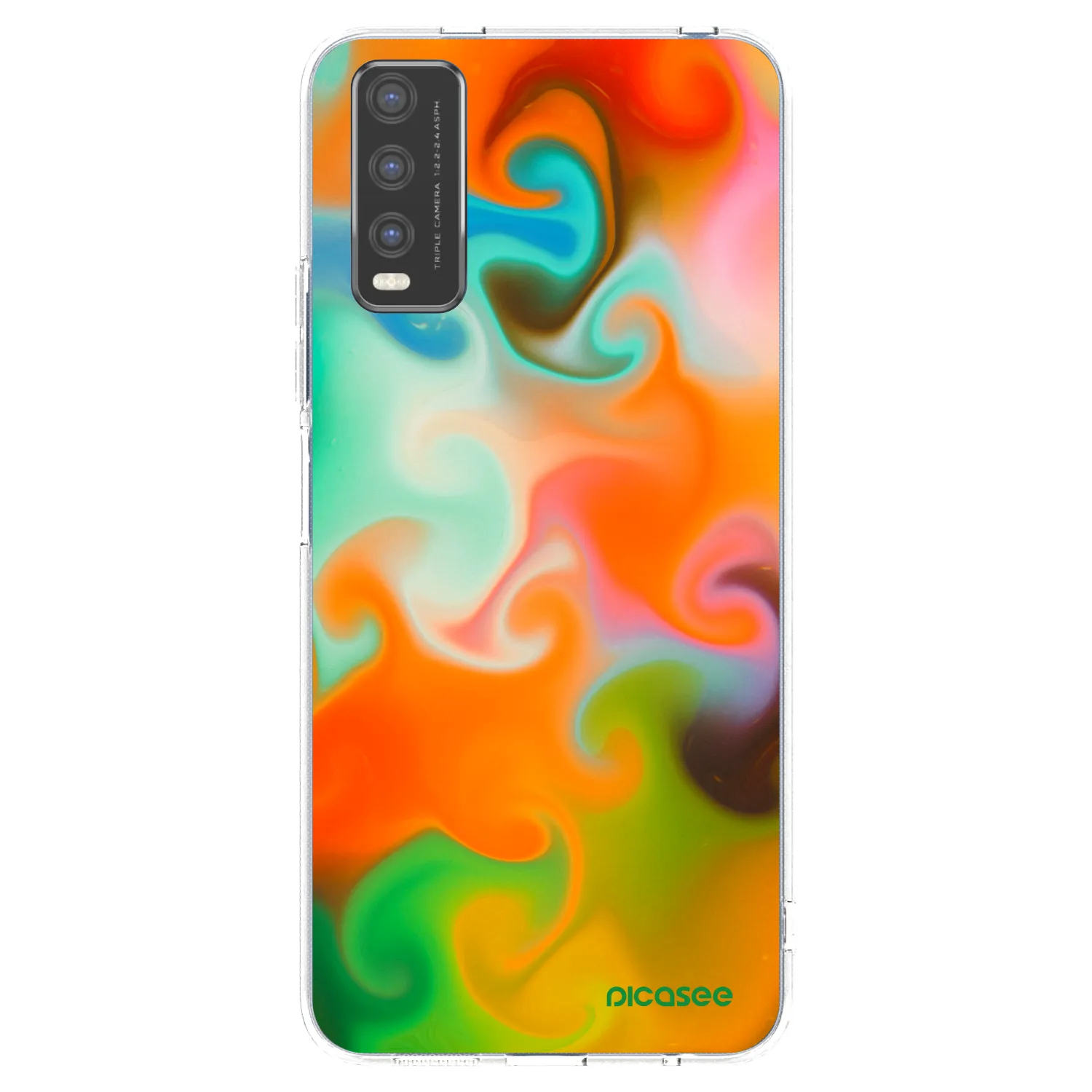 Picasee διαφανής θήκη σιλικόνης Vivo Y20s - Juice