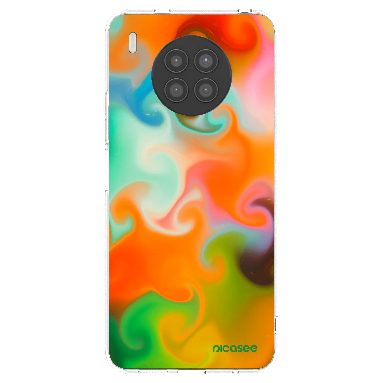 Picasee διαφανής θήκη σιλικόνης Huawei Nova 8i - Juice