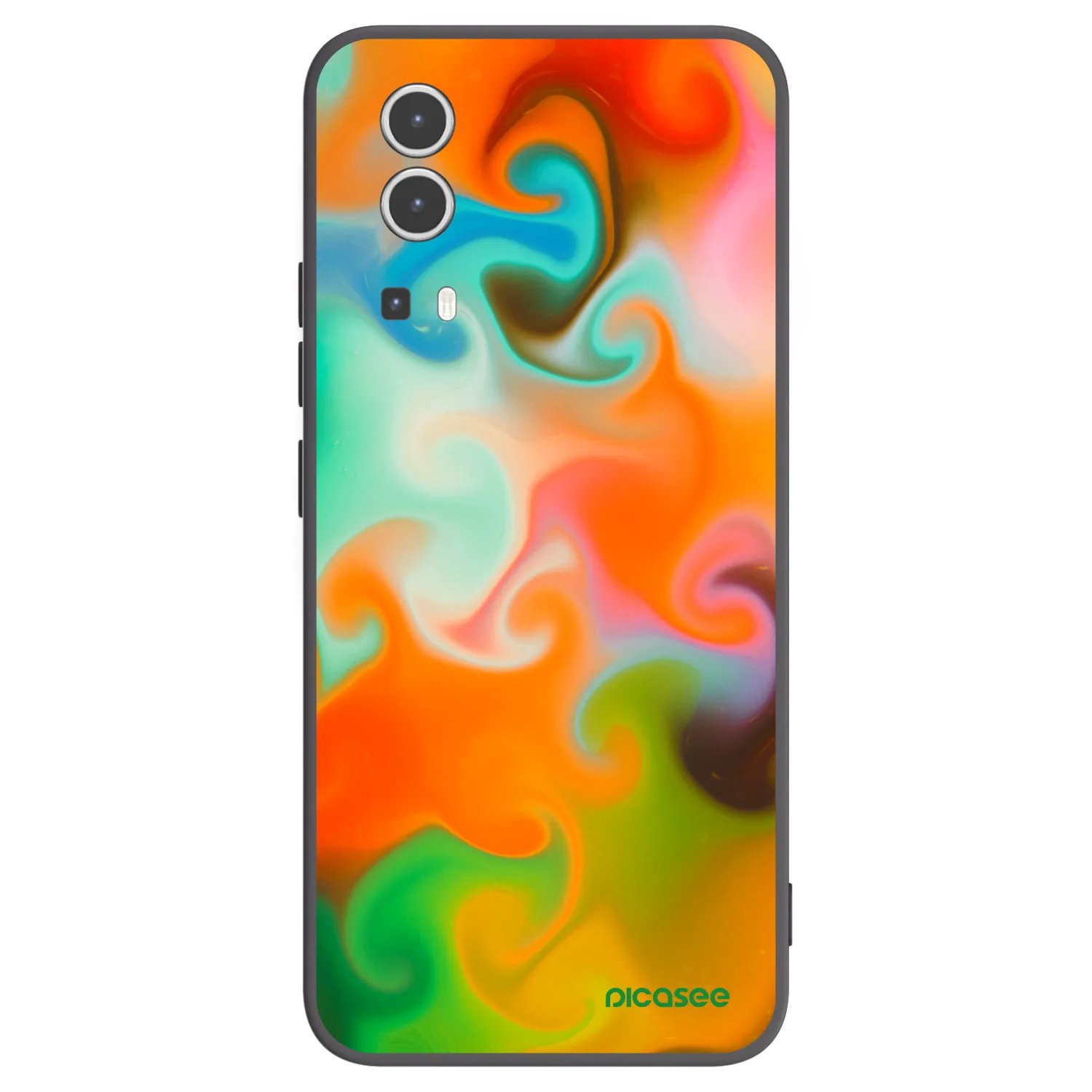 Picasee Μαύρη θήκη σιλικόνης για Vivo Y72 5G - Juice