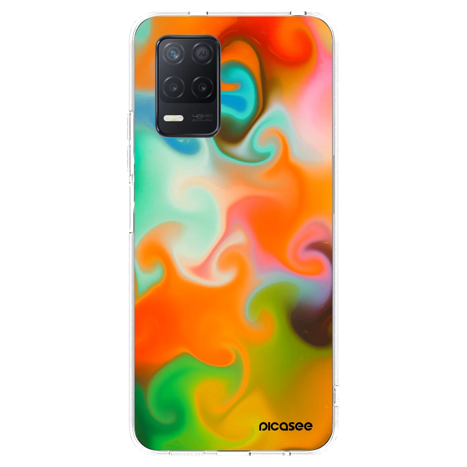 Picasee διαφανής θήκη σιλικόνης Realme 8 5G - Juice