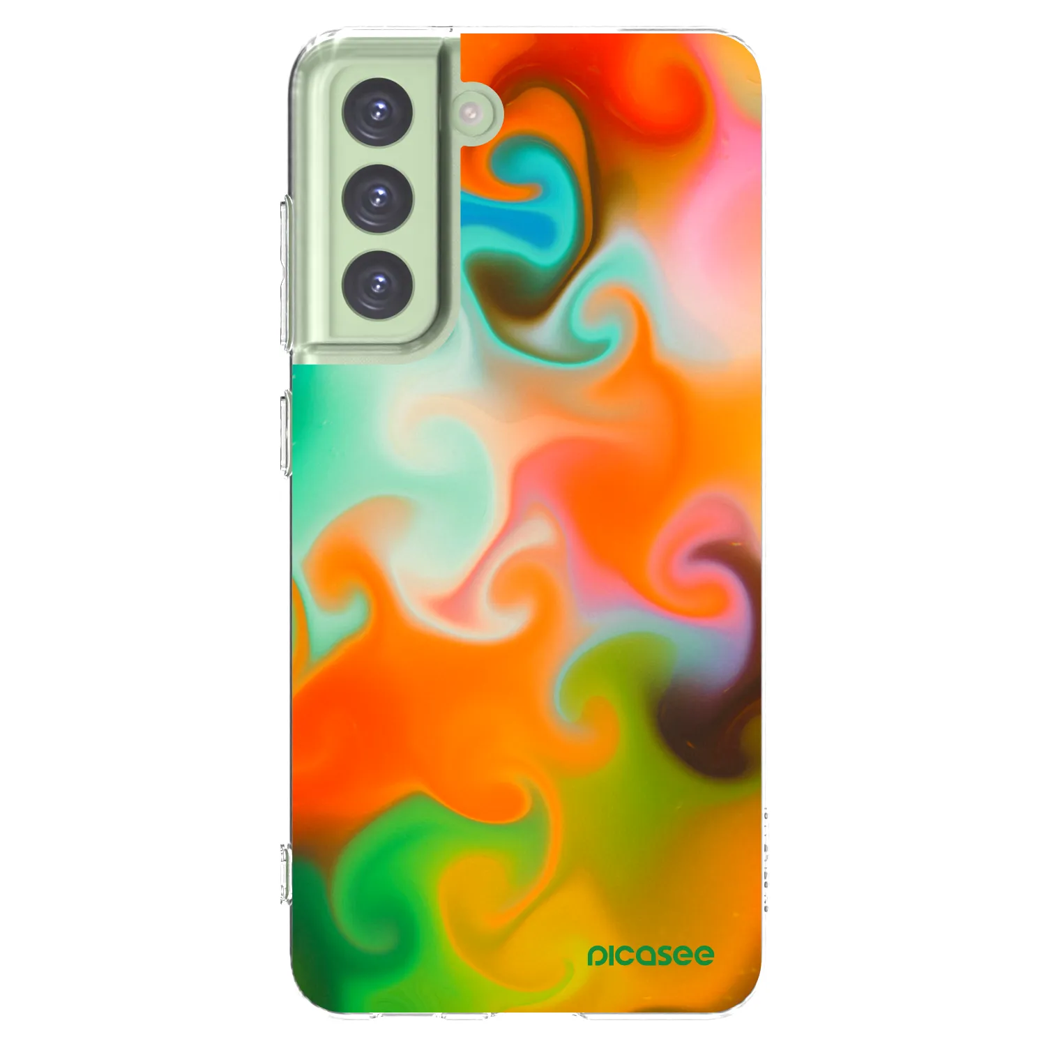 Picasee διαφανής θήκη σιλικόνης Samsung Galaxy S21 FE 5G - Juice