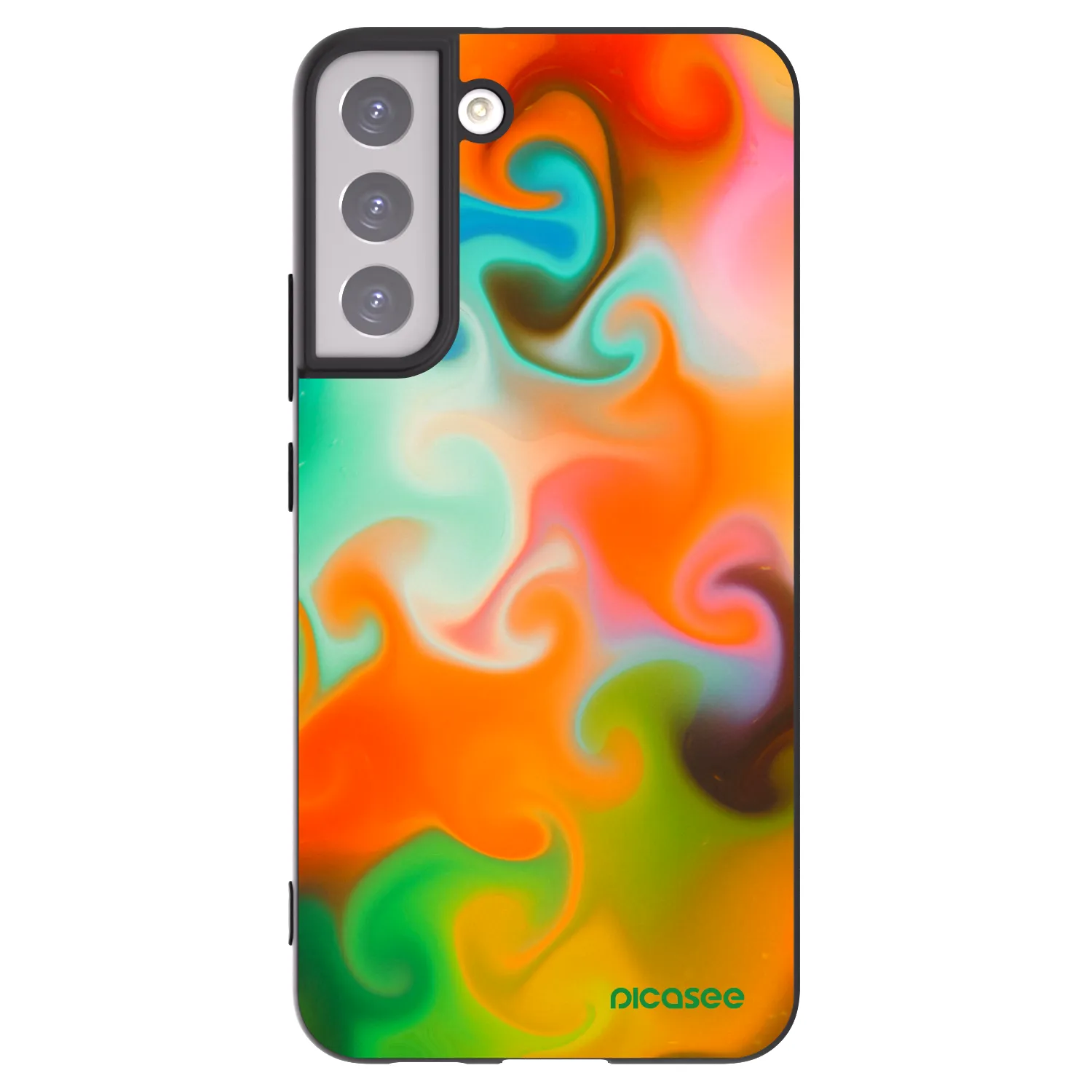 Picasee Μαύρη θήκη σιλικόνης για Samsung Galaxy S22+ 5G - Juice