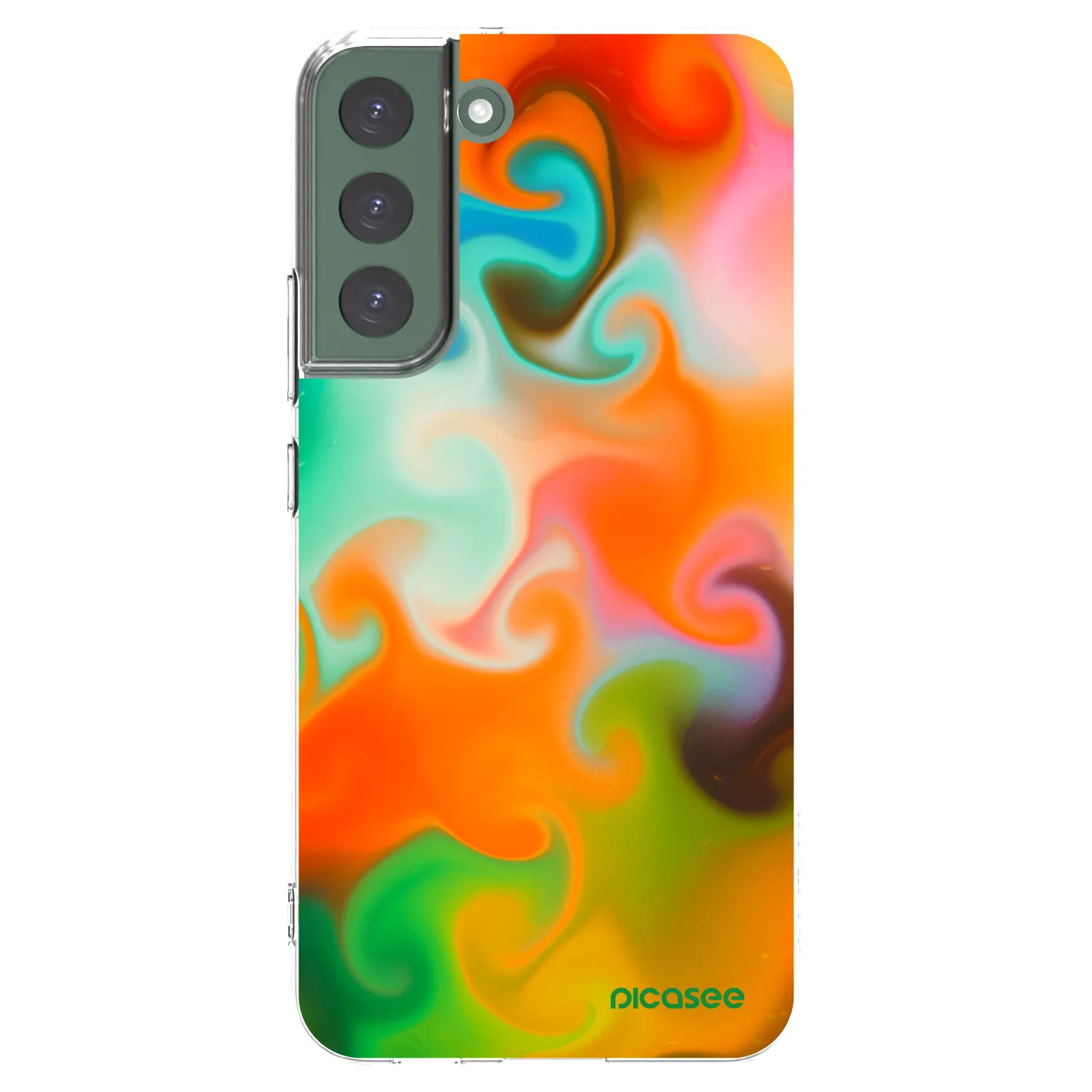 Picasee διαφανής θήκη σιλικόνης Samsung Galaxy S22+ 5G - Juice