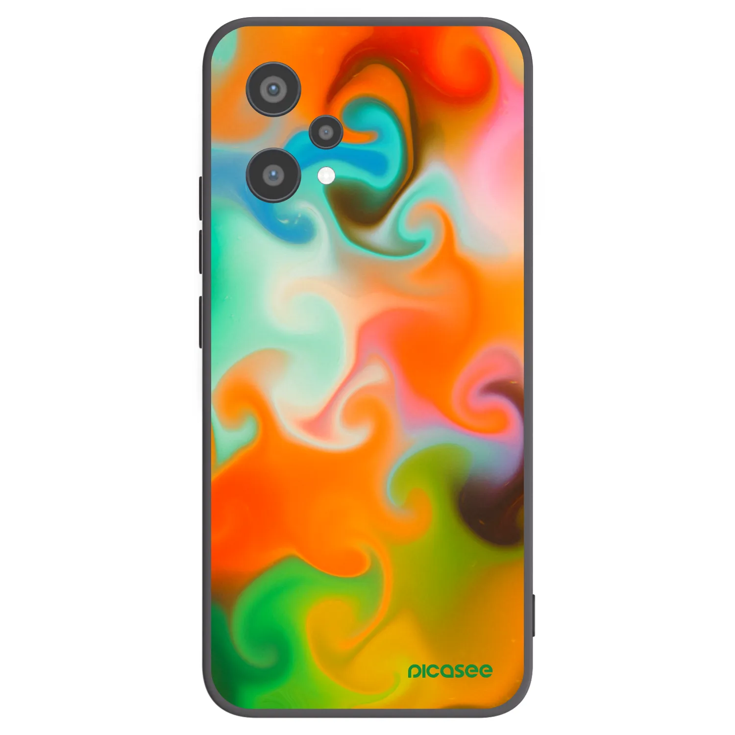 Picasee Μαύρη θήκη σιλικόνης για Realme 9 Pro 5G - Juice