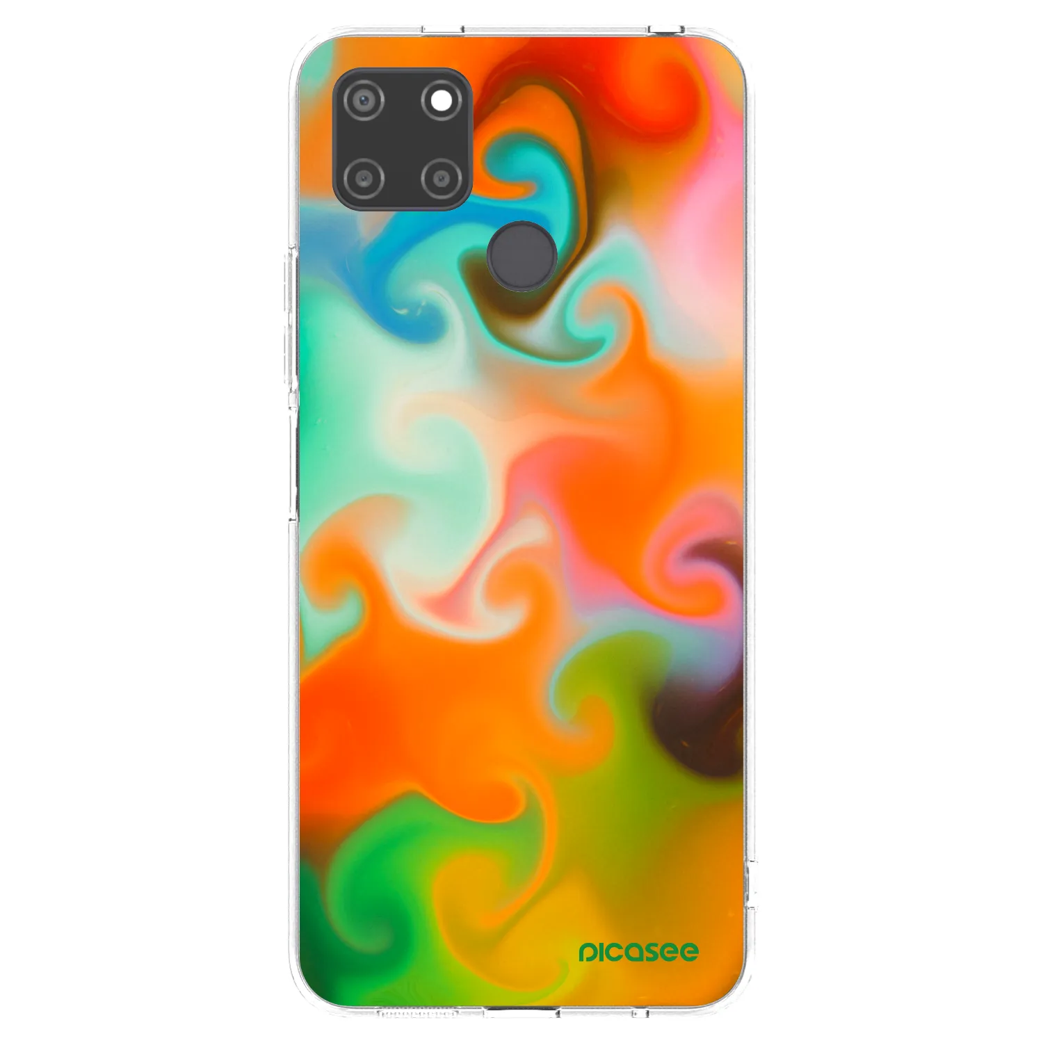 Picasee διαφανής θήκη σιλικόνης Realme C21Y - Juice