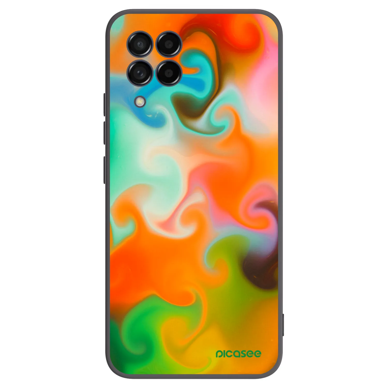 Picasee Μαύρη θήκη σιλικόνης για Samsung Galaxy M53 5G - Juice