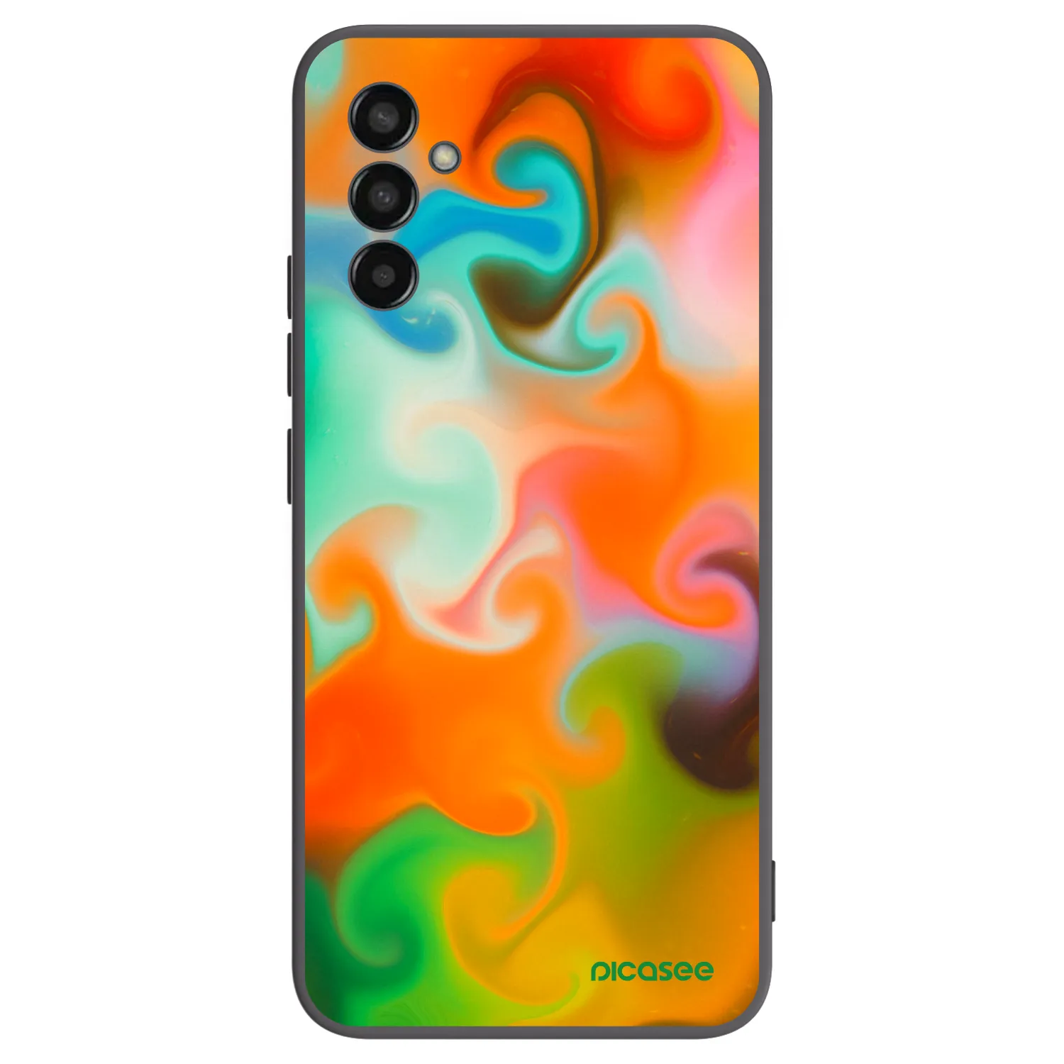 Picasee Μαύρη θήκη σιλικόνης για Samsung Galaxy M13 M135F - Juice