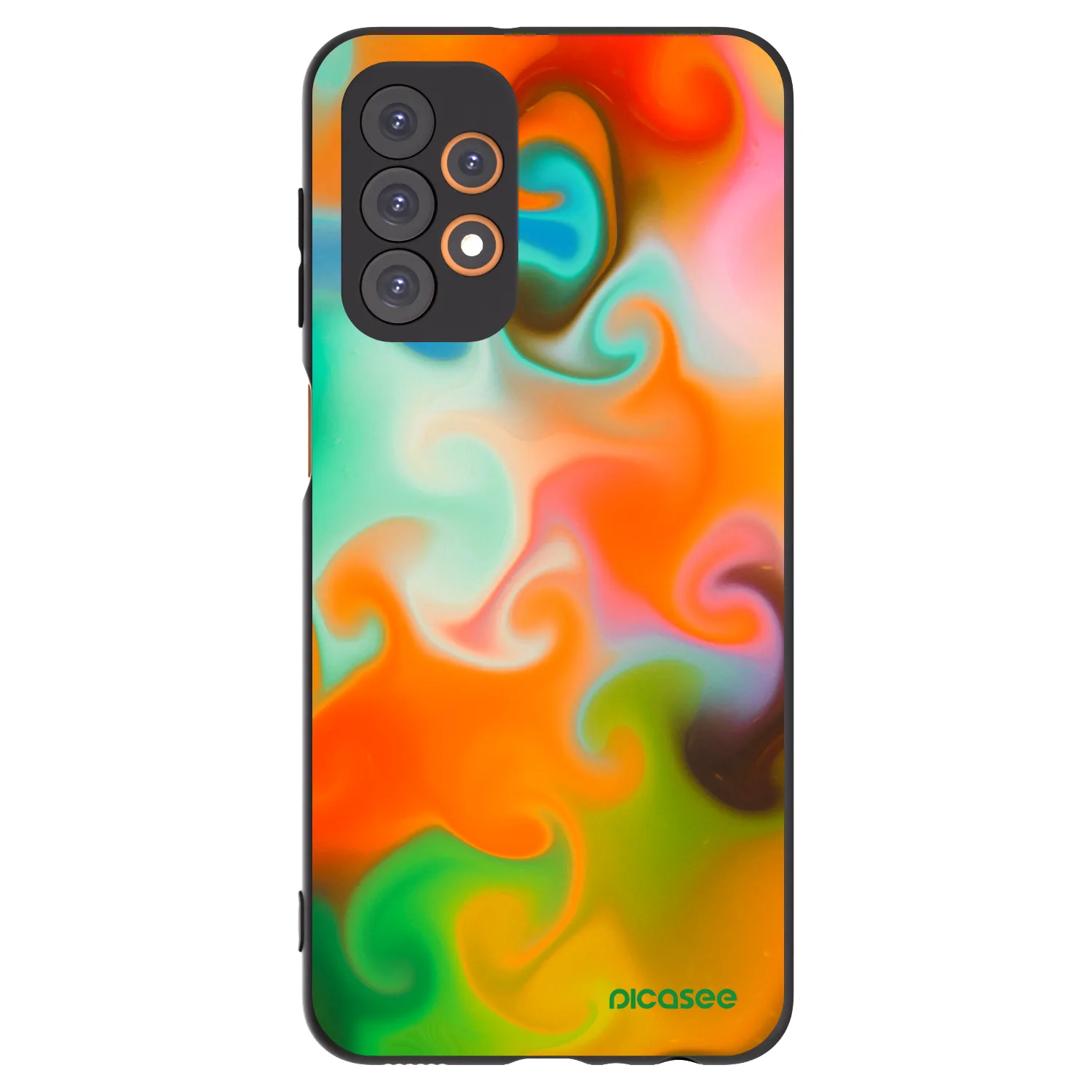 Picasee Μαύρη θήκη σιλικόνης για Samsung Galaxy A23 A235F 4G - Juice
