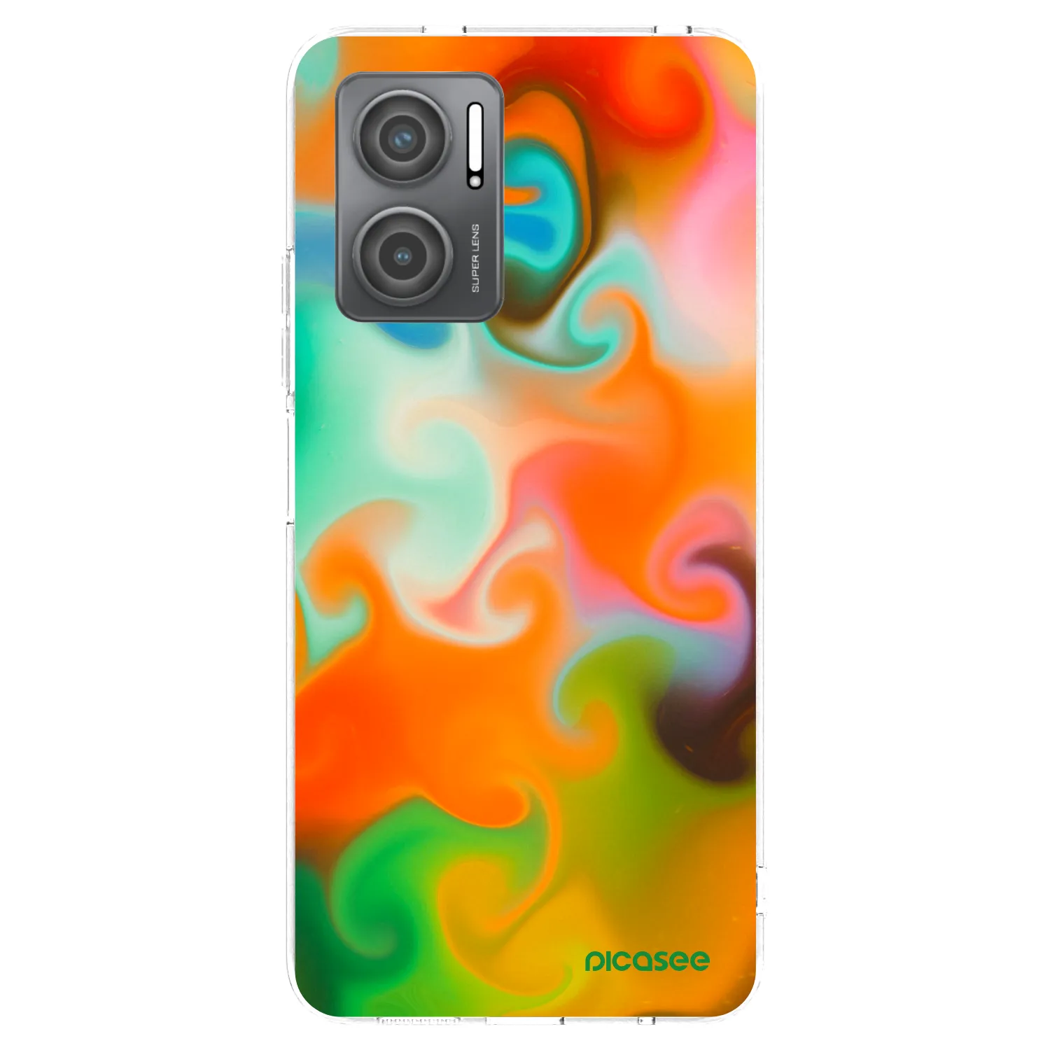 Picasee διαφανής θήκη σιλικόνης Xiaomi Redmi 10 5G - Juice