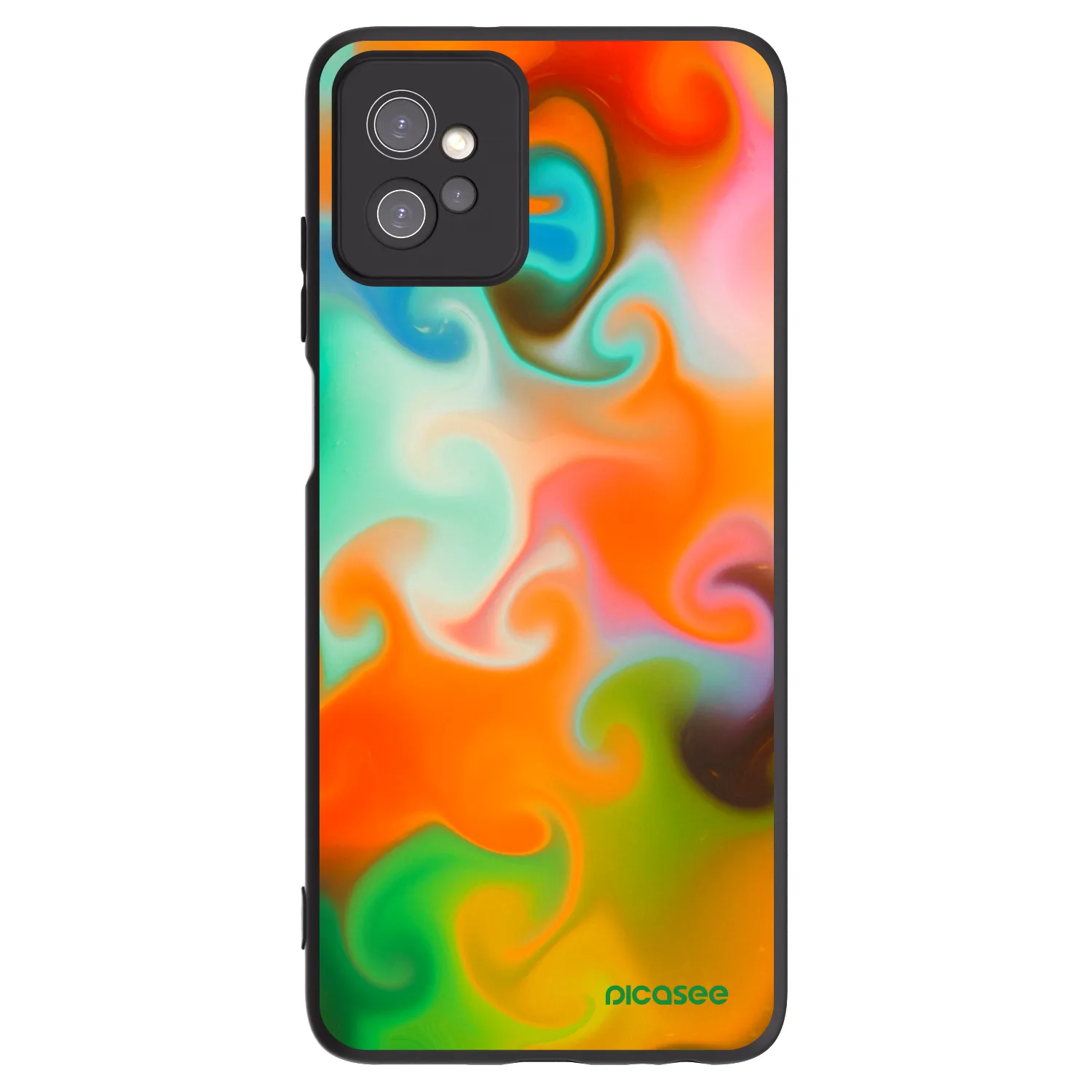 Picasee Μαύρη θήκη σιλικόνης για Motorola Moto G32 - Juice