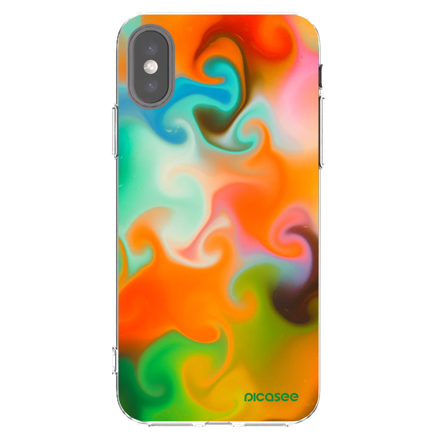 Picasee διαφανής θήκη σιλικόνης Apple iPhone X/XS - Juice