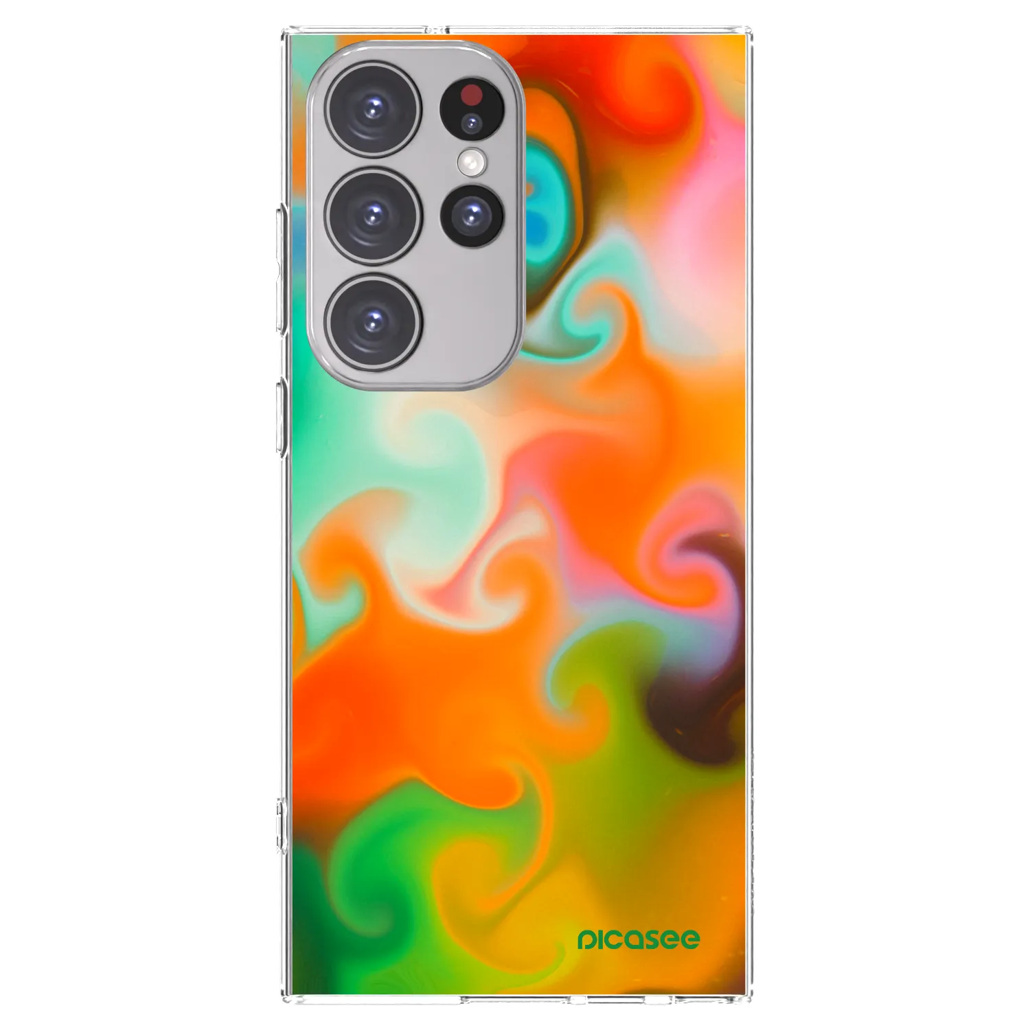 Picasee διαφανής θήκη σιλικόνης Samsung Galaxy S23 Ultra 5G - Juice
