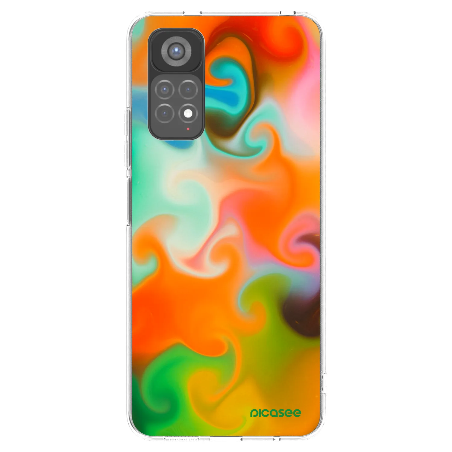 Picasee διαφανής θήκη σιλικόνης Xiaomi Redmi Note 11S 5G - Juice