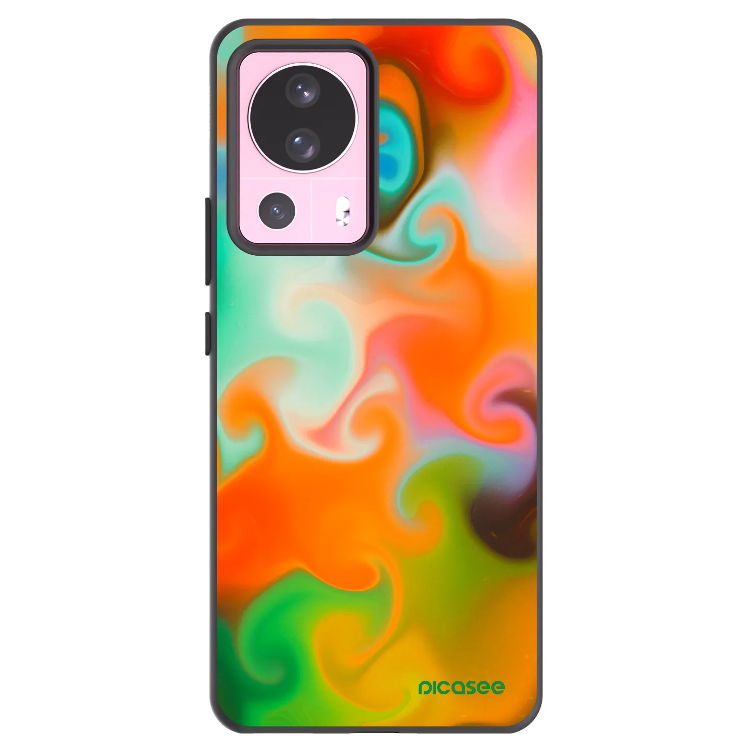 Picasee Μαύρη θήκη σιλικόνης για Xiaomi 13 Lite - Juice