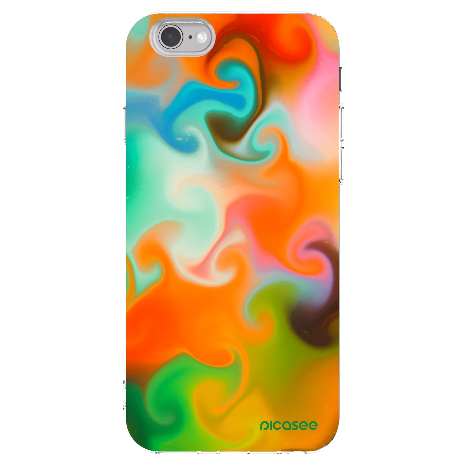 Picasee διαφανής θήκη σιλικόνης Apple iPhone 6/6S - Juice