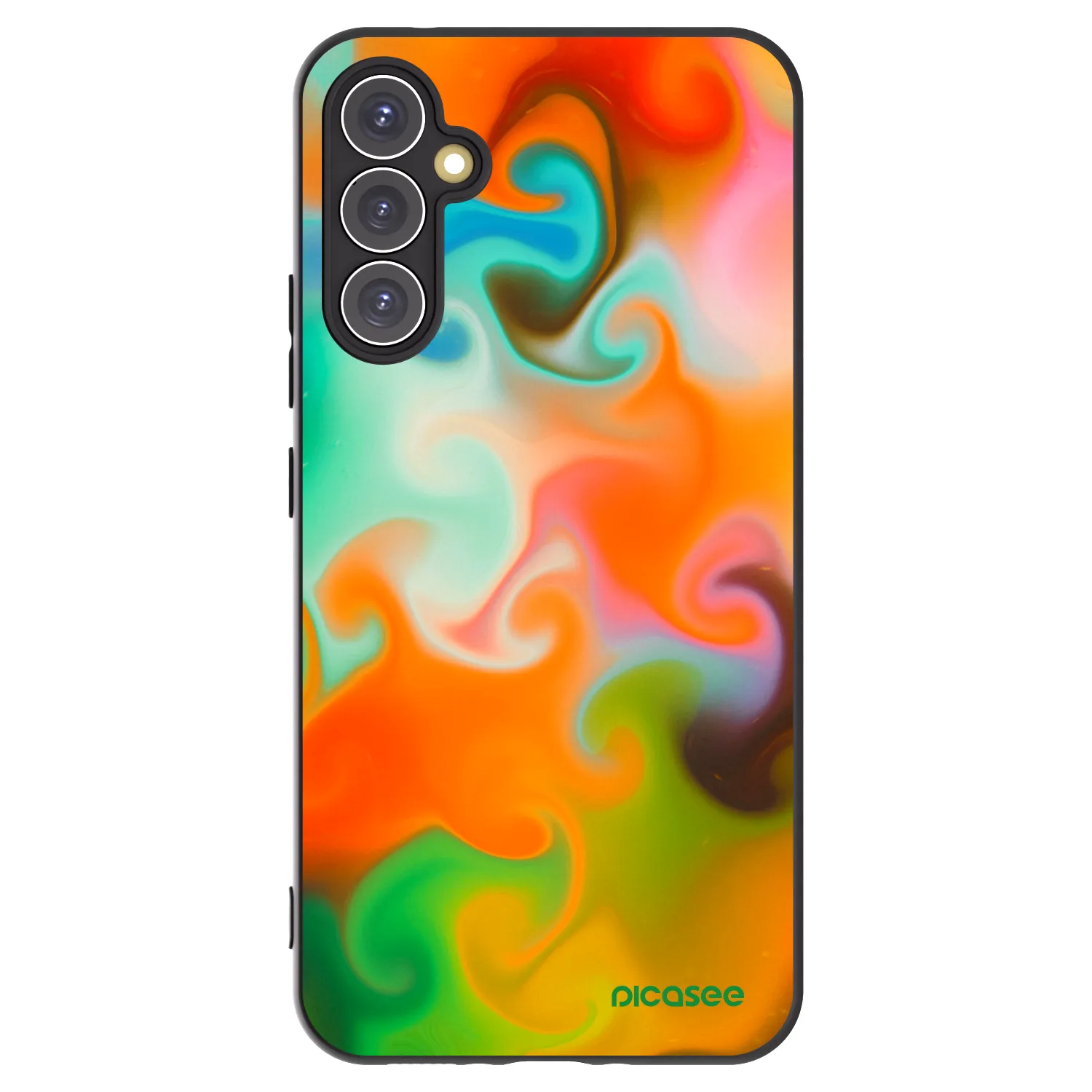 Picasee Μαύρη θήκη σιλικόνης για Samsung Galaxy A34 5G A346B - Juice