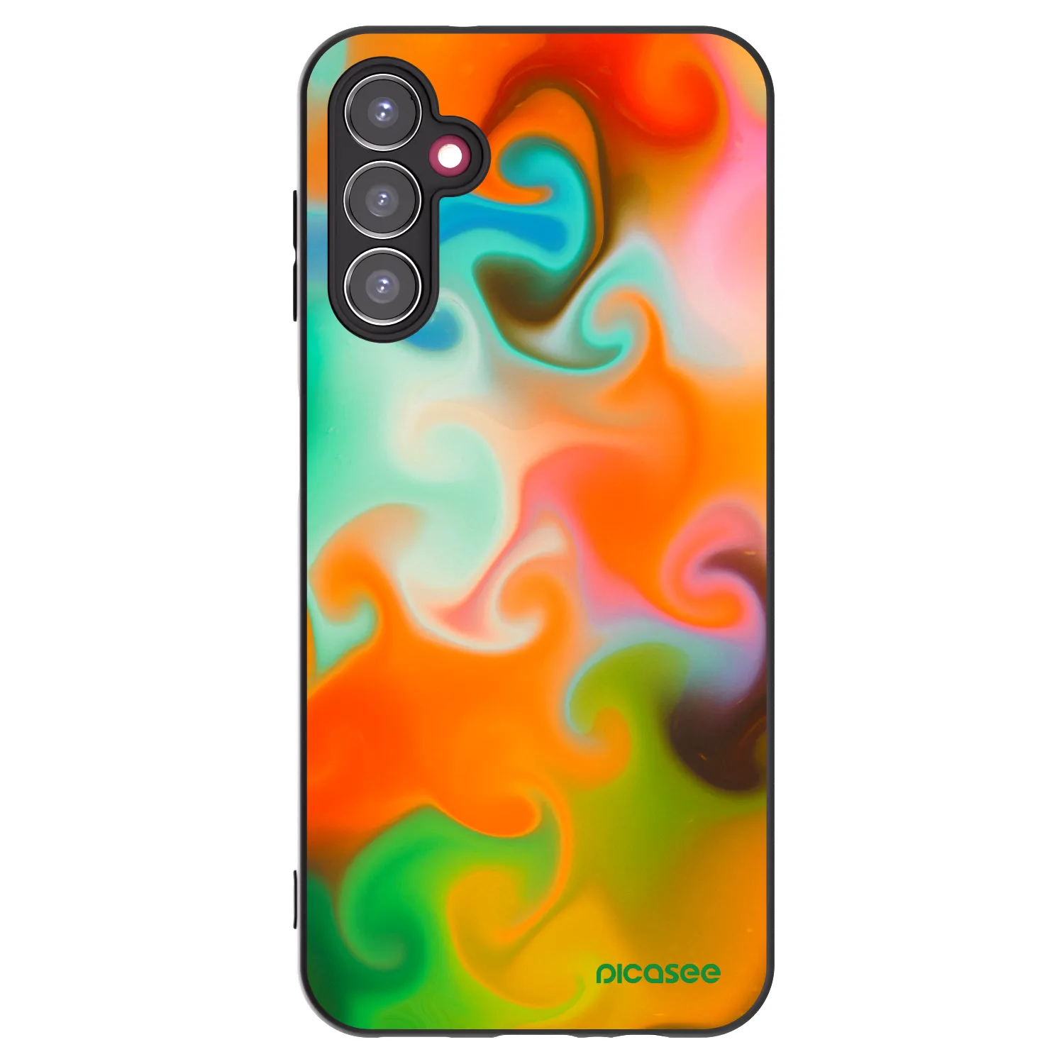 Picasee Μαύρη θήκη σιλικόνης για Samsung Galaxy A14 4G A145R - Juice