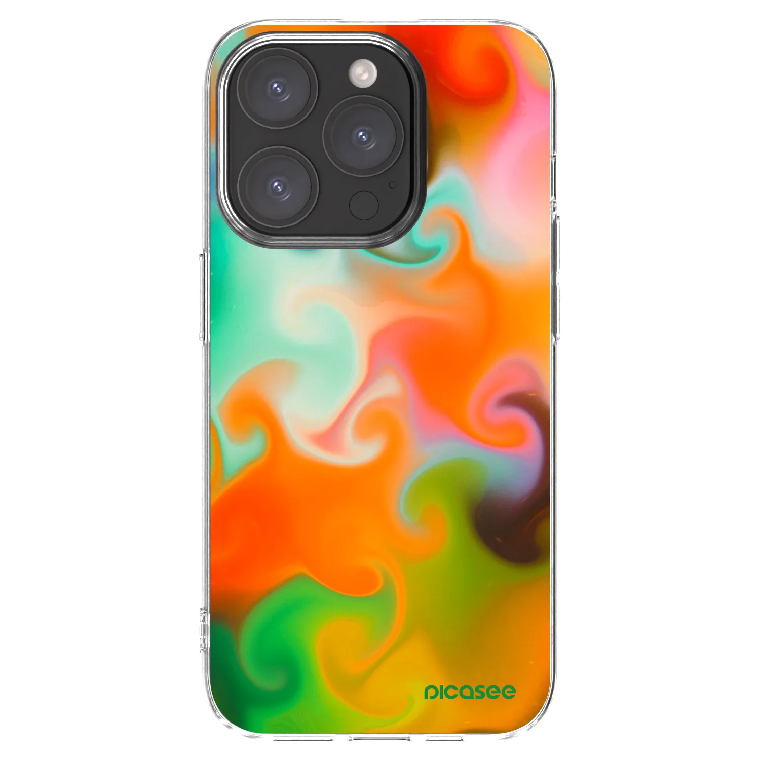 Picasee διαφανής θήκη σιλικόνης Apple iPhone 15 Pro - Juice