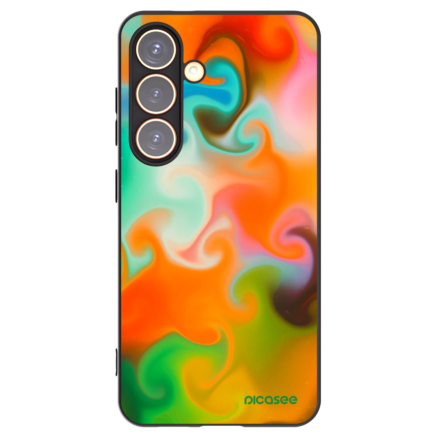 Picasee Μαύρη θήκη σιλικόνης για Samsung Galaxy S24 S921B 5G - Juice