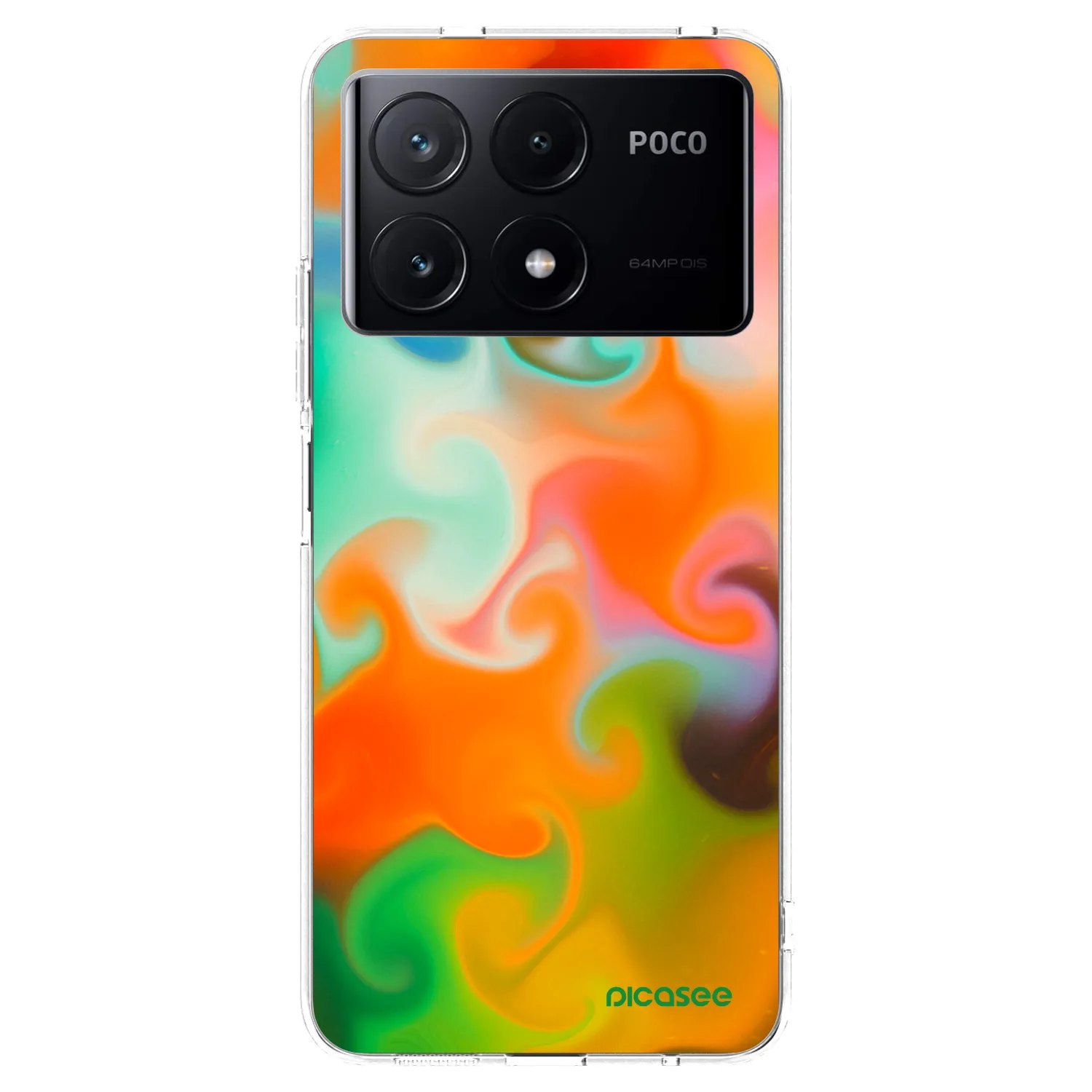 Picasee διαφανής θήκη σιλικόνης Xiaomi Poco X6 Pro - Juice