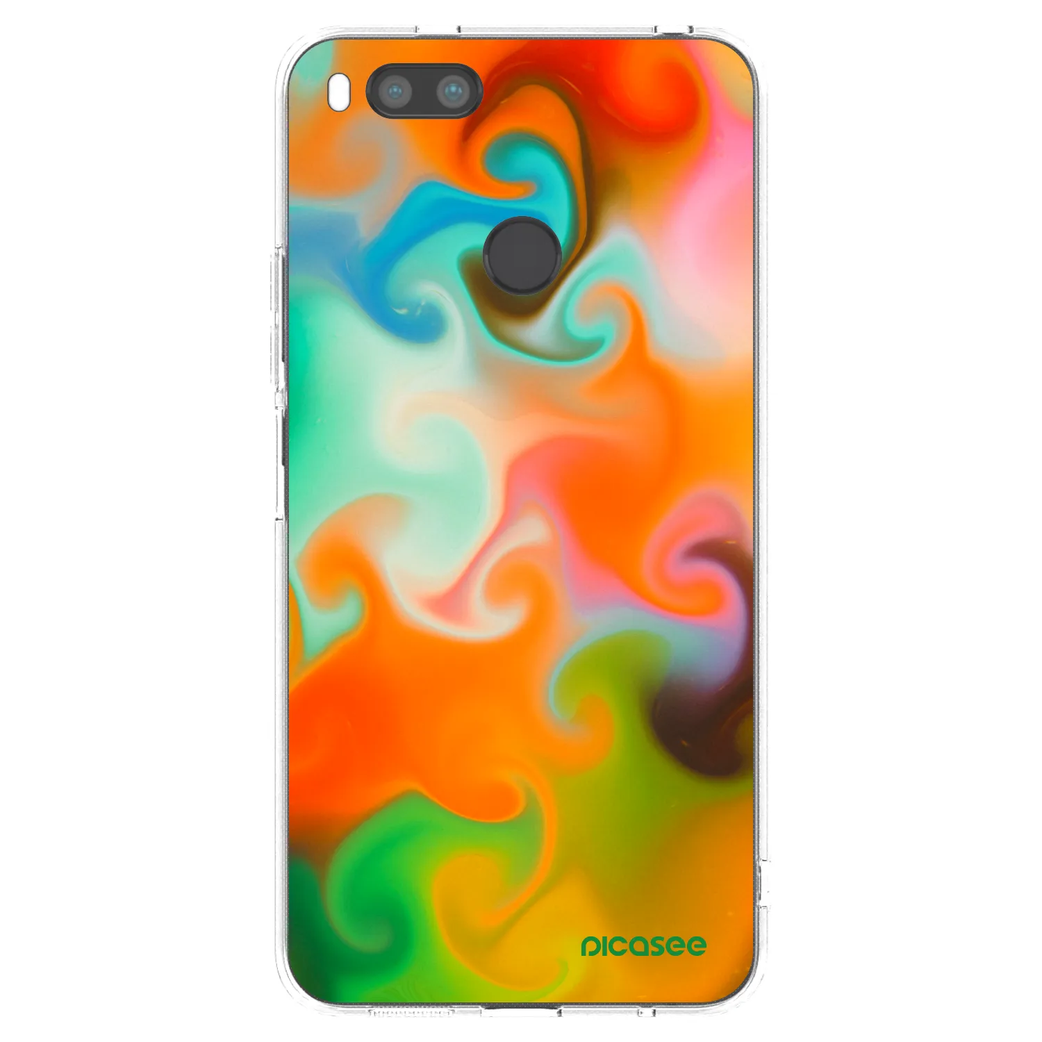 Picasee διαφανής θήκη σιλικόνης Xiaomi Mi A1 Global - Juice