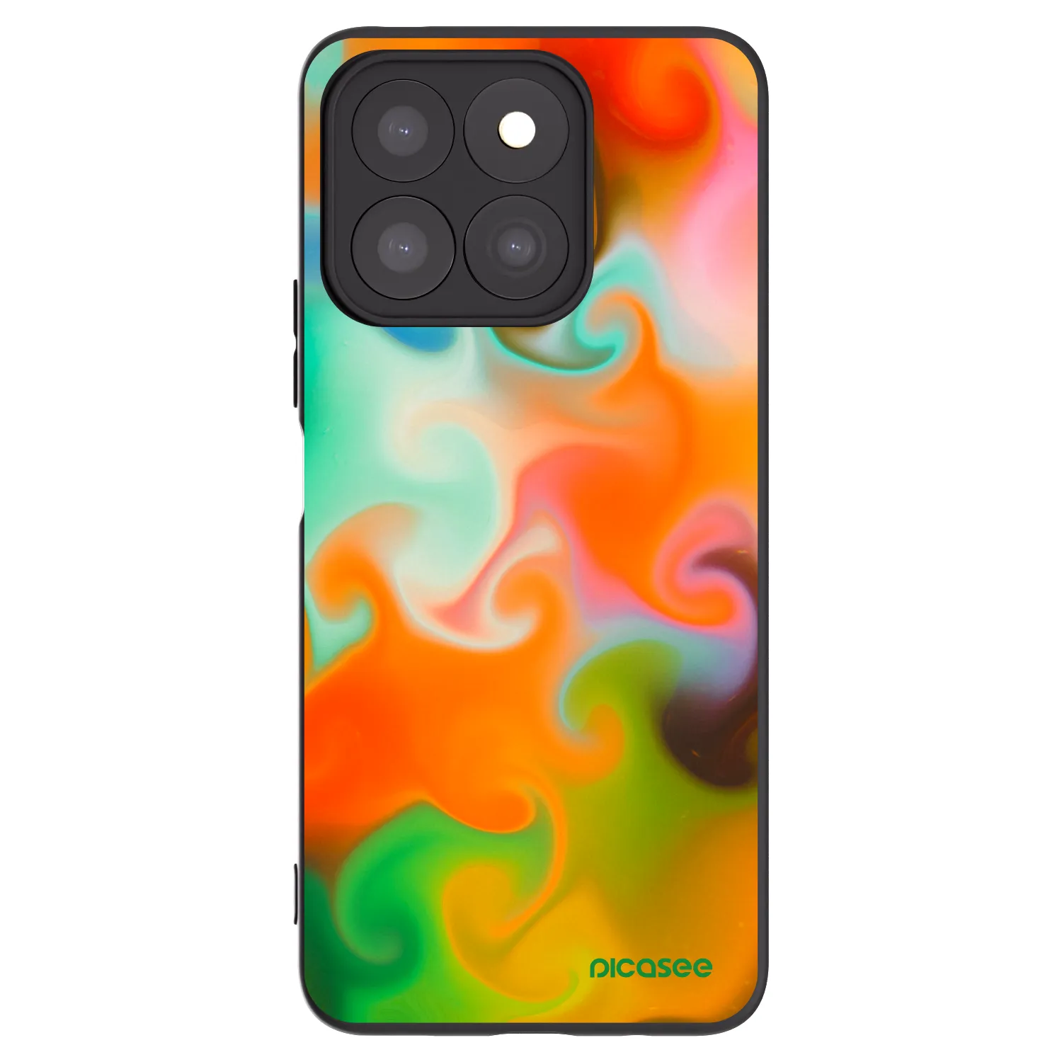 Picasee Μαύρη θήκη σιλικόνης για Honor X8b - Juice