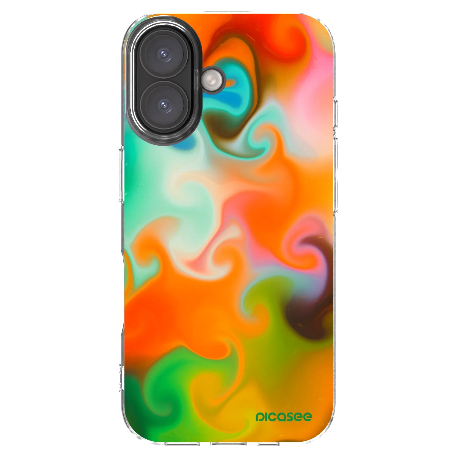 Picasee διαφανής θήκη σιλικόνης Apple iPhone 16 - Juice