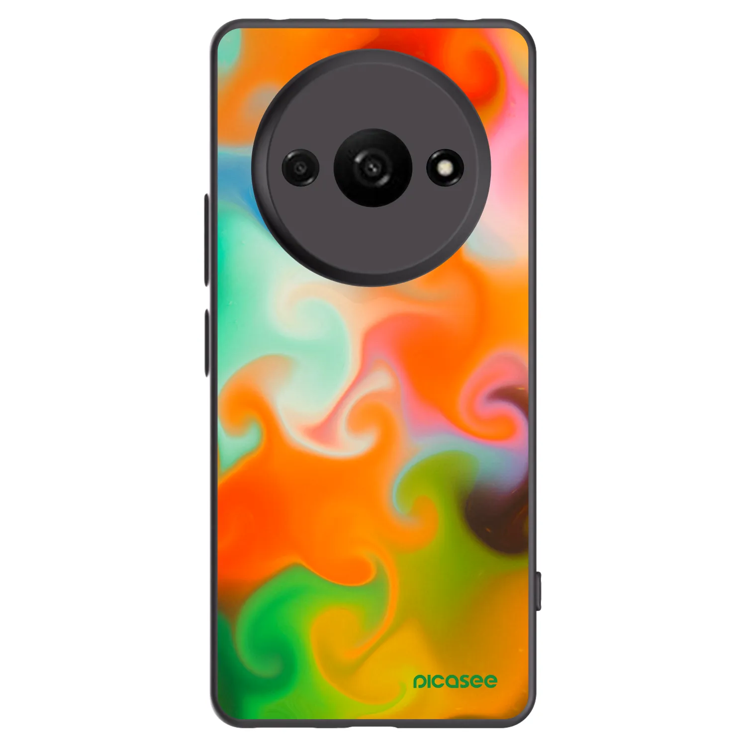 Picasee Μαύρη θήκη σιλικόνης για Xiaomi Redmi A3 - Juice