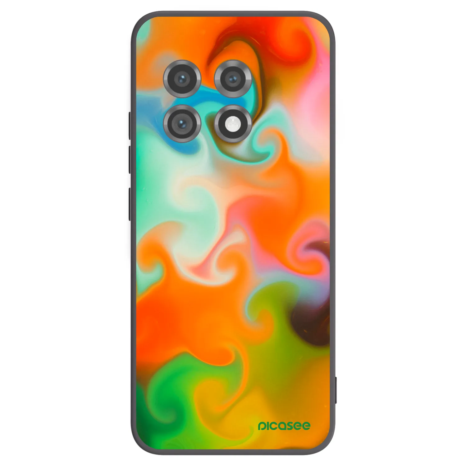Picasee Μαύρη θήκη σιλικόνης για OnePlus 11 5G - Juice