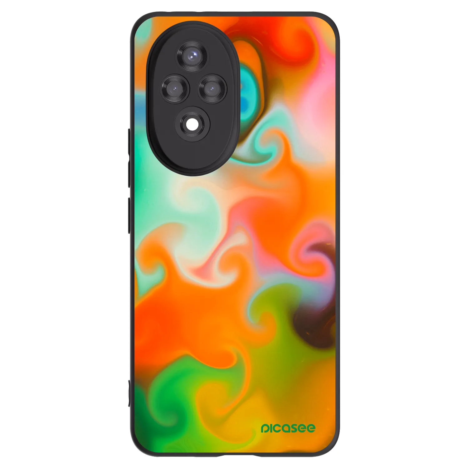 Picasee Μαύρη θήκη σιλικόνης για Honor 200 Pro 5G - Juice