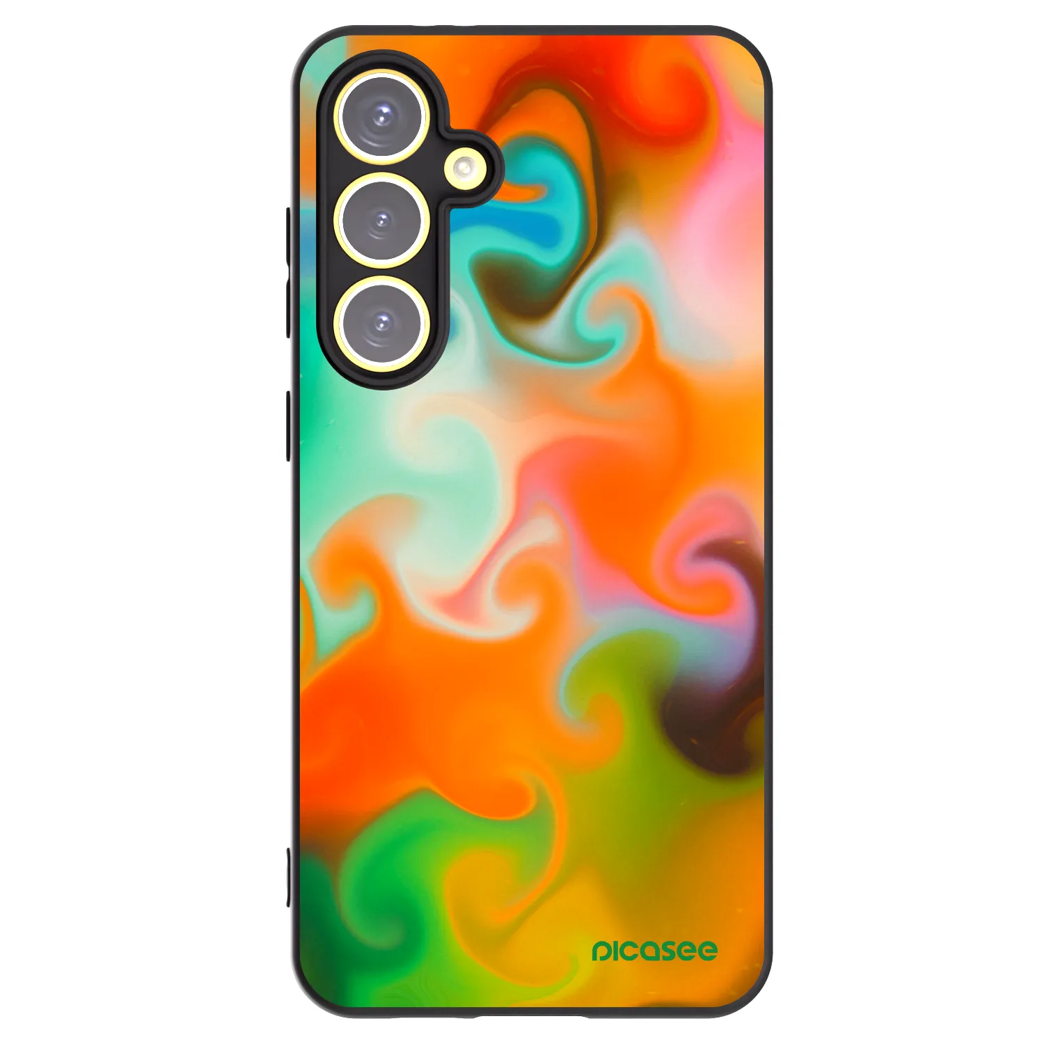 Picasee Μαύρη θήκη σιλικόνης για Samsung Galaxy S24 FE S721B - Juice