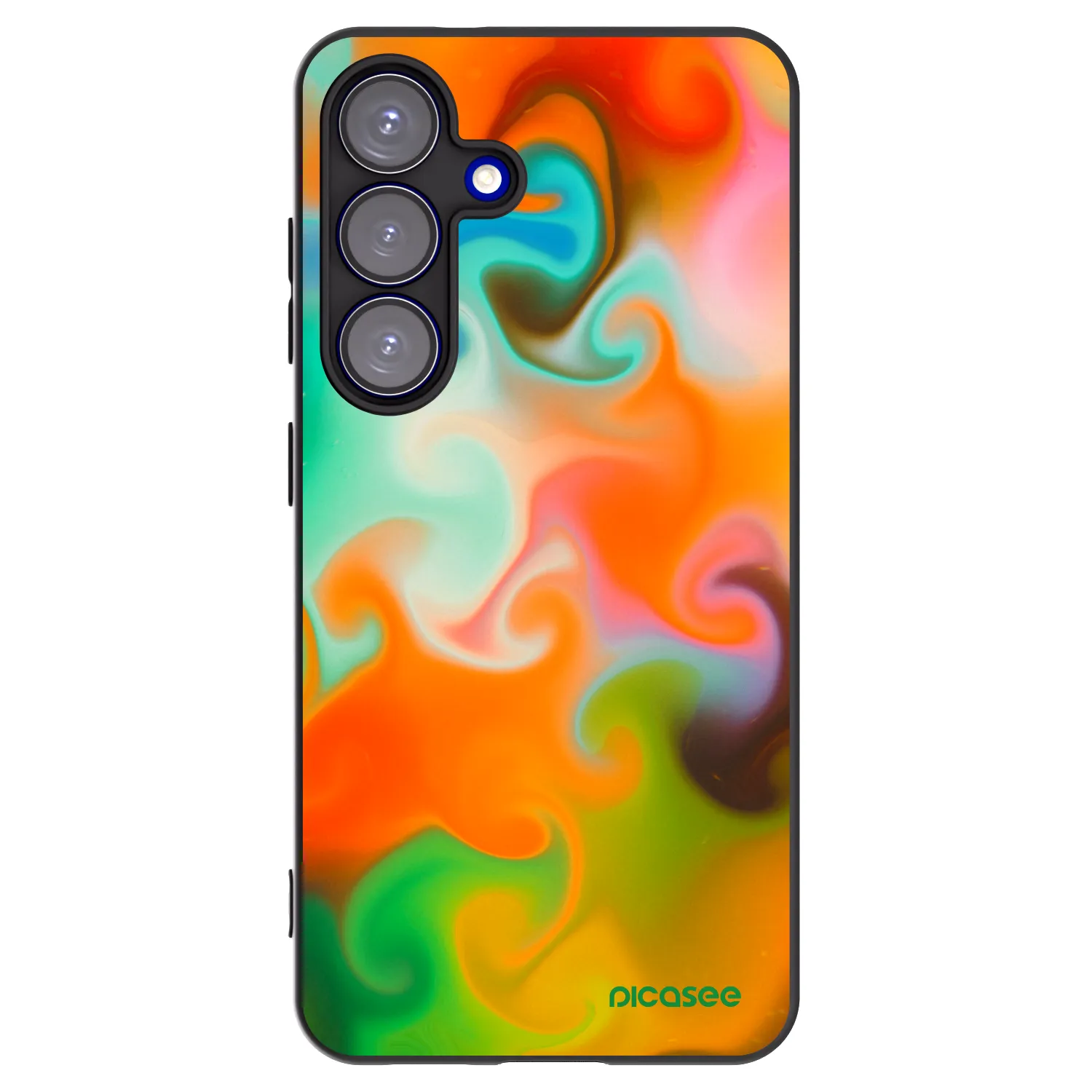 Picasee Μαύρη θήκη σιλικόνης για Samsung Galaxy S25 5G - Juice