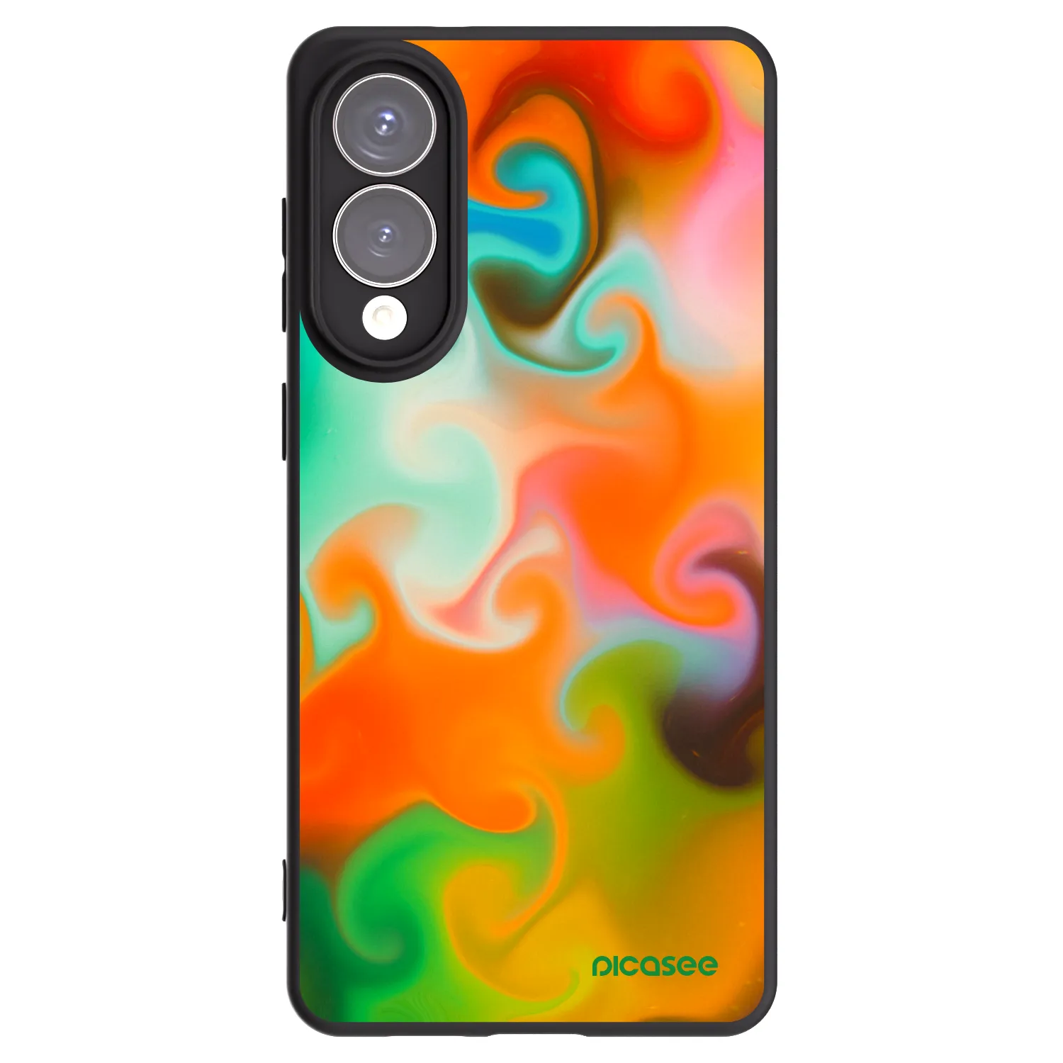 Picasee Μαύρη θήκη σιλικόνης για Samsung Galaxy S25 Edge 5G - Juice