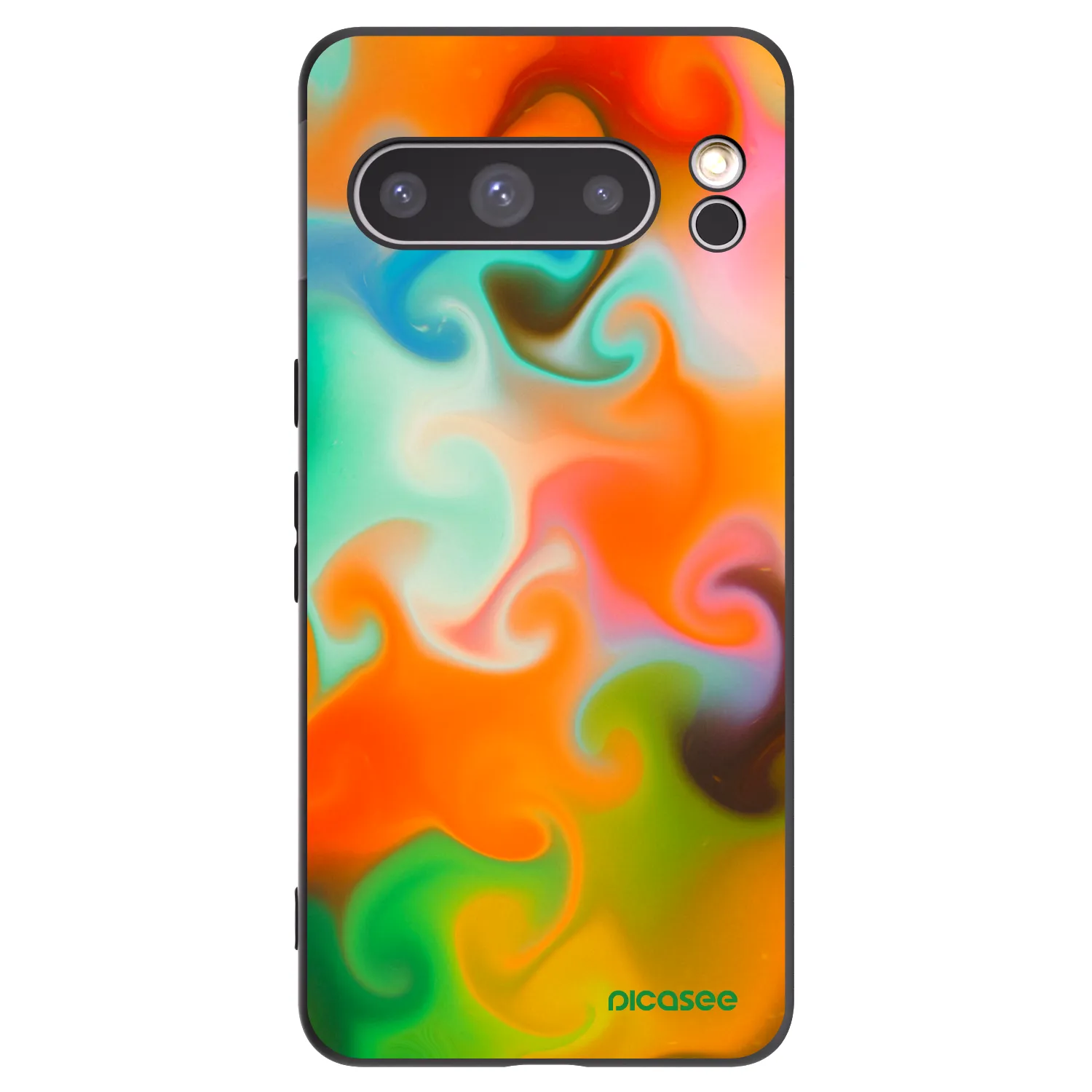 Picasee Μαύρη θήκη σιλικόνης για Google Pixel 8 Pro - Juice