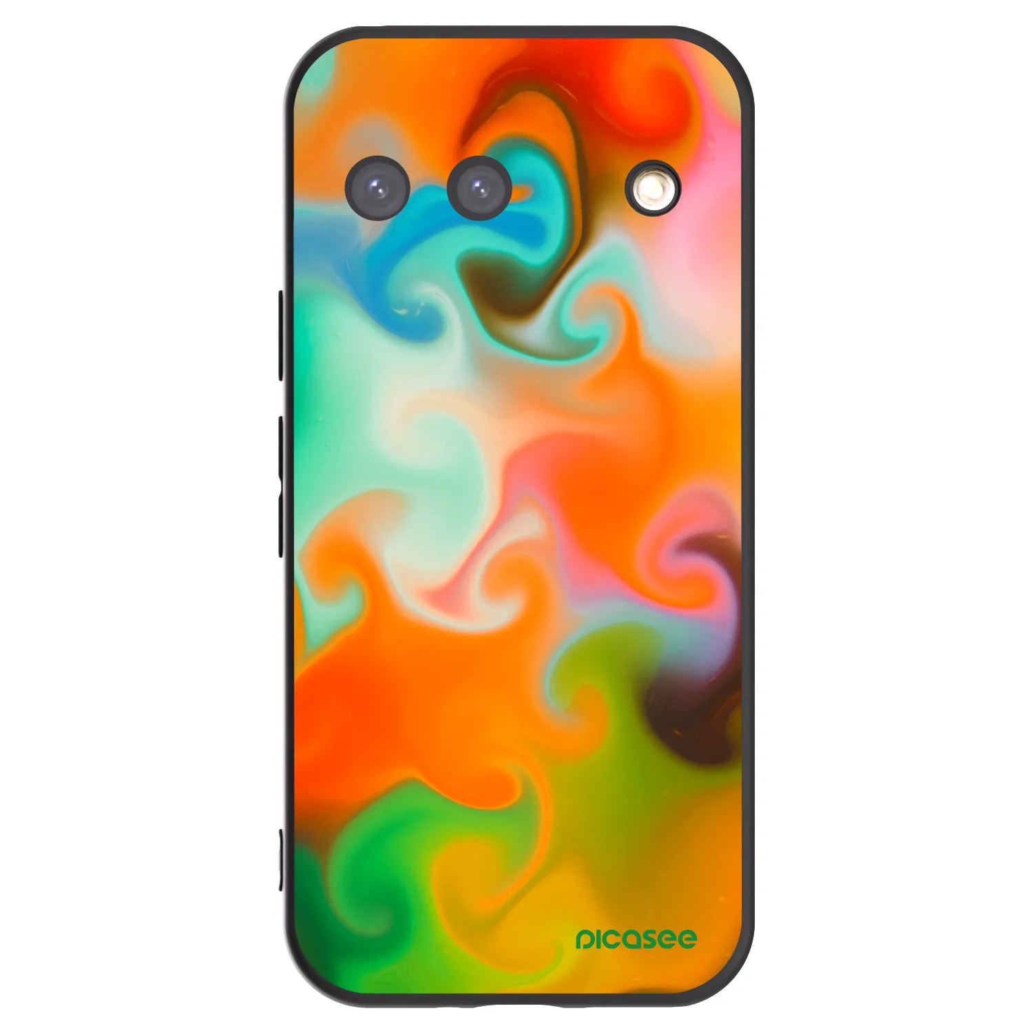 Picasee Μαύρη θήκη σιλικόνης για Google Pixel 9 - Juice