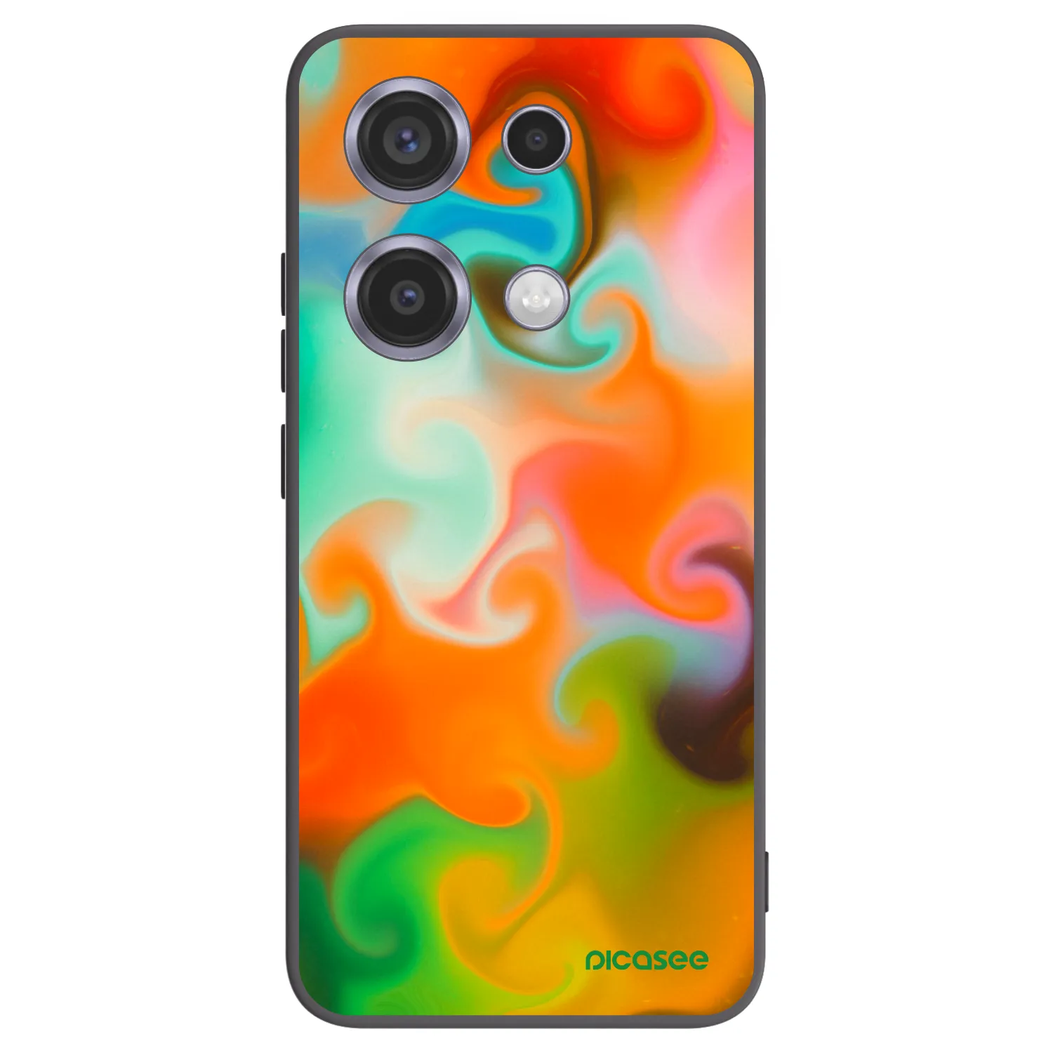 Picasee Μαύρη θήκη σιλικόνης για Xiaomi Redmi Note 14S - Juice