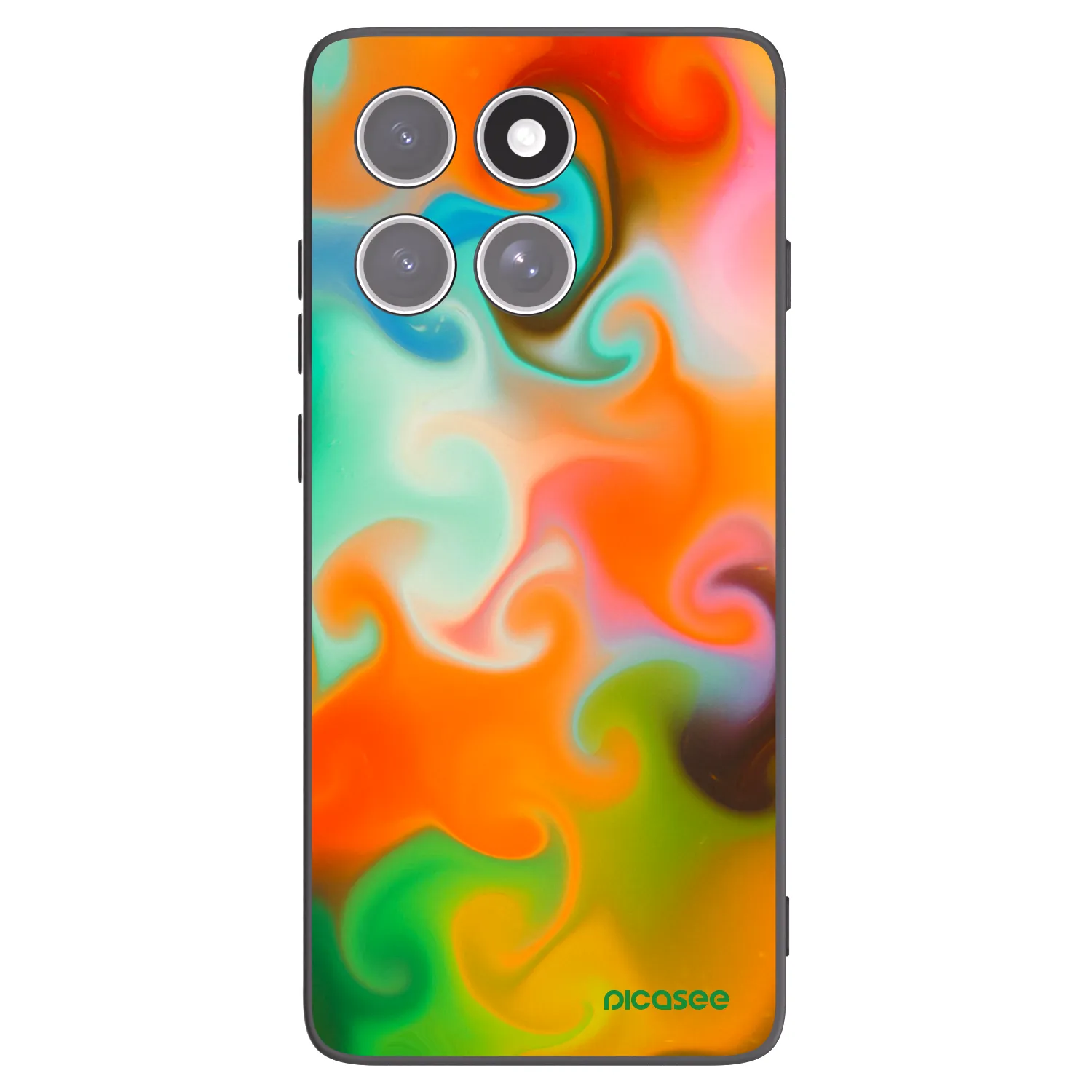 Picasee Μαύρη θήκη σιλικόνης για Motorola Edge 60 Pro - Juice