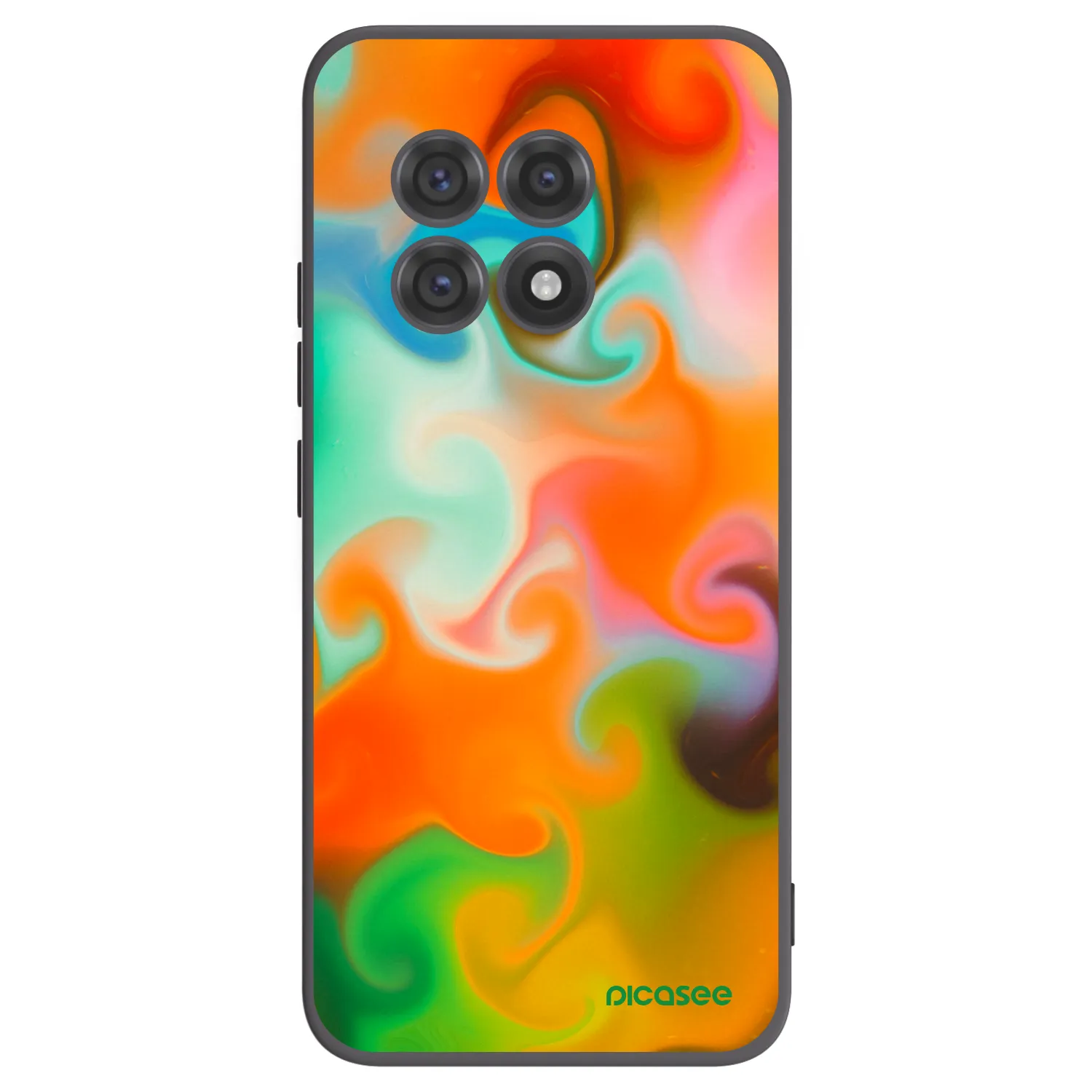 Picasee Μαύρη θήκη σιλικόνης για OnePlus 13R 5G - Juice