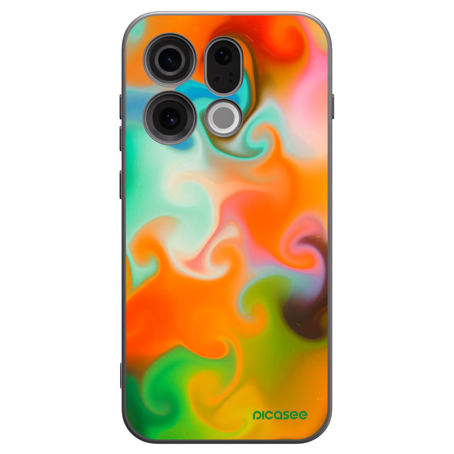 Picasee Μαύρη θήκη σιλικόνης για OPPO Find X9 - Juice