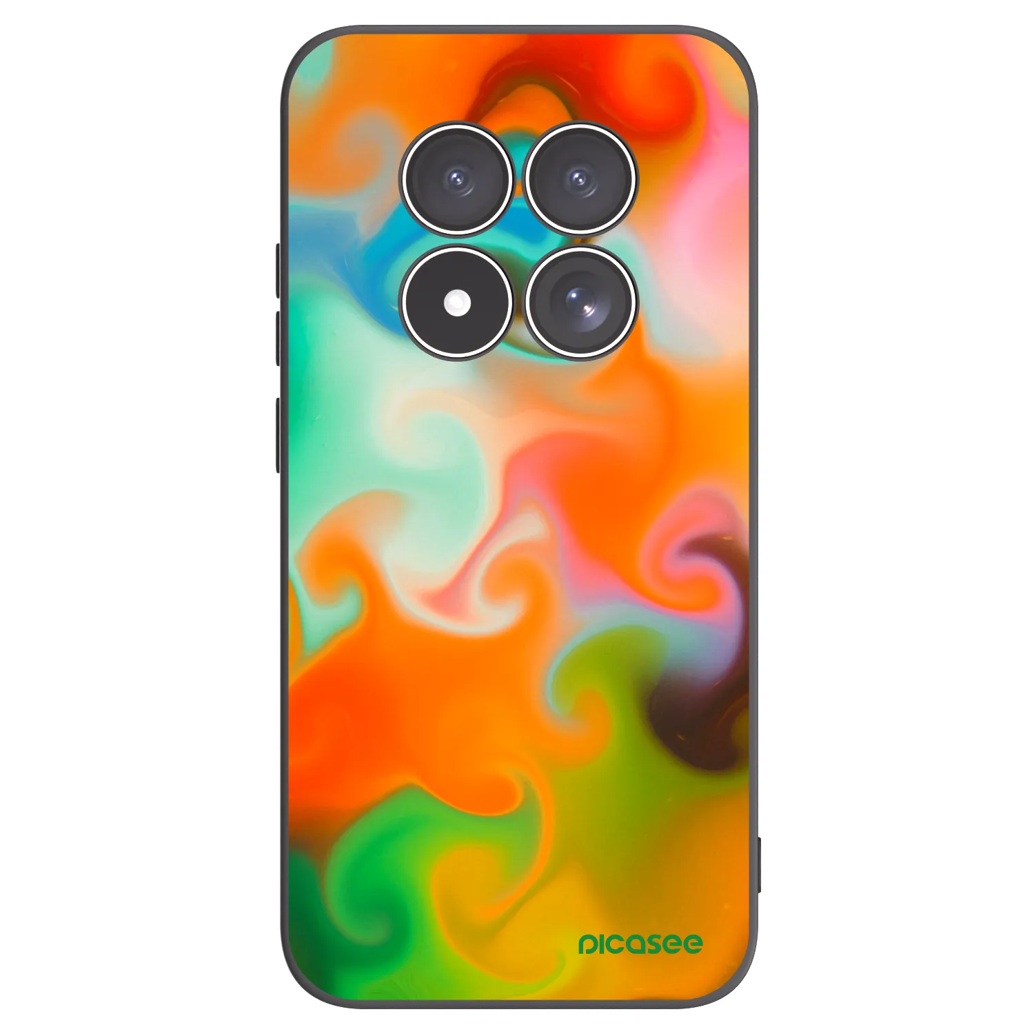 Picasee Μαύρη θήκη σιλικόνης για Xiaomi Redmi Note 15 Pro 5G - Juice