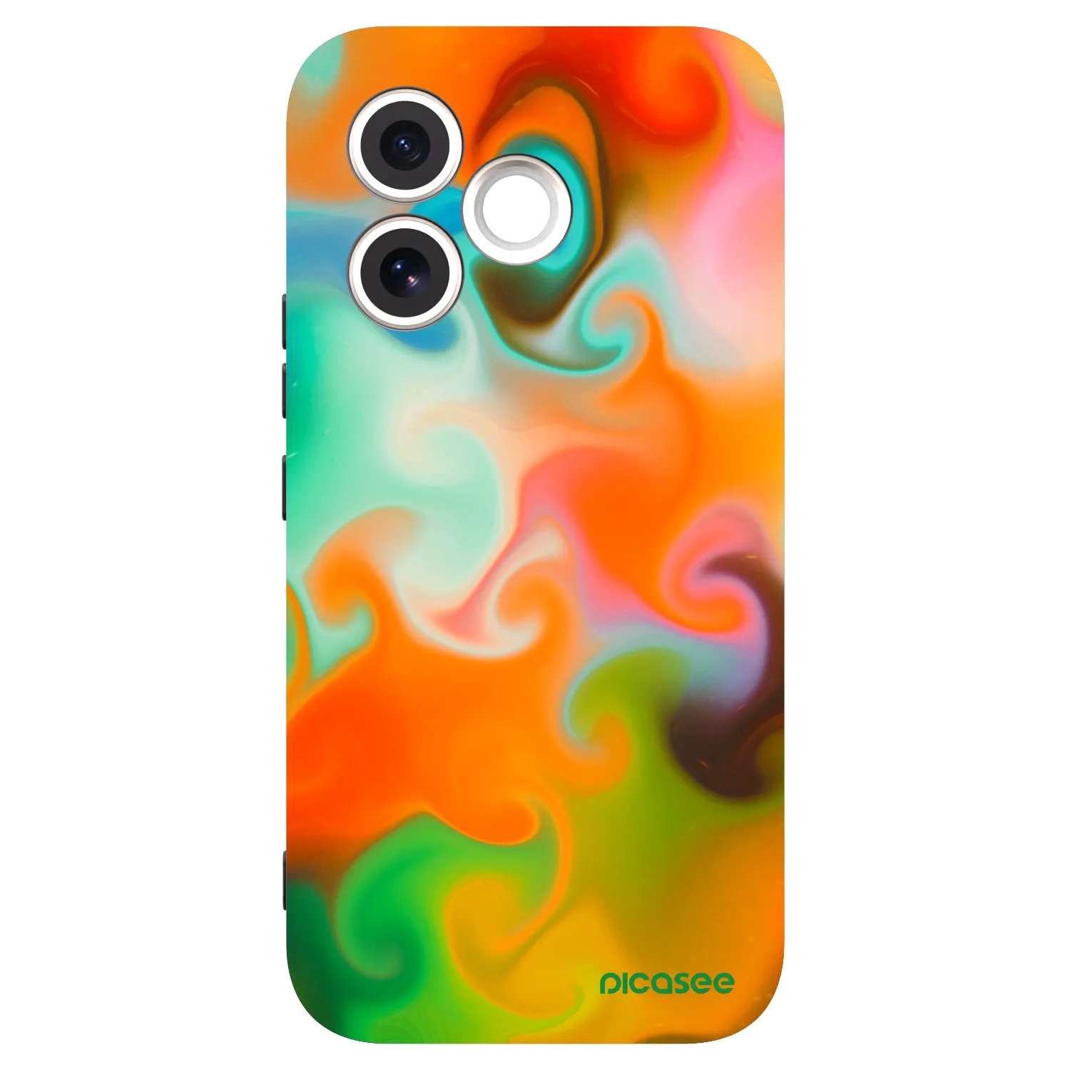 Picasee Μαύρη θήκη σιλικόνης για Honor 600 Lite - Juice
