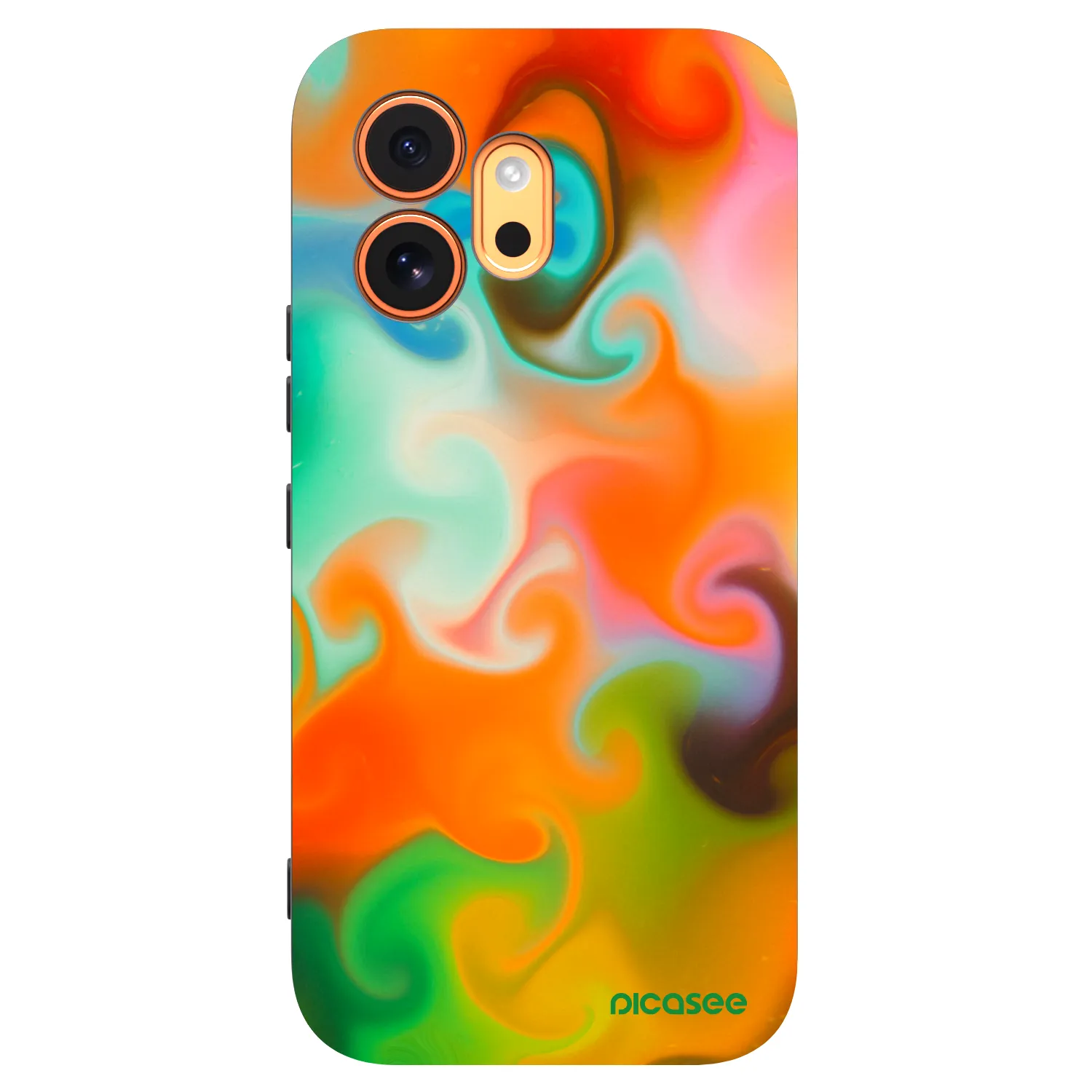 Picasee Μαύρη θήκη σιλικόνης για Honor 600 - Juice