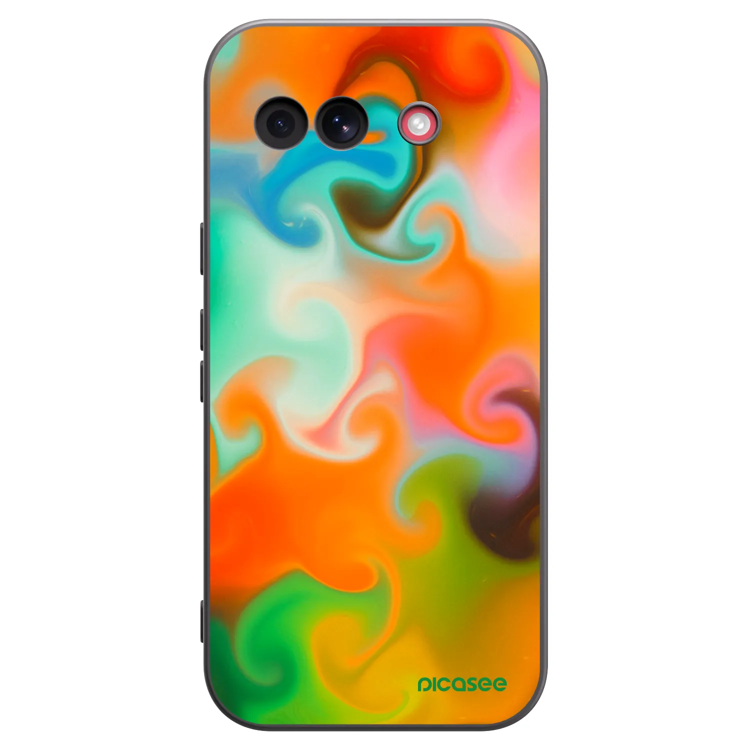 Picasee Μαύρη θήκη σιλικόνης για Google Pixel 10a - Juice