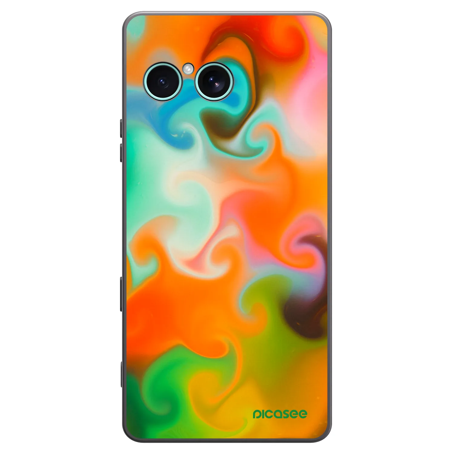 Picasee Μαύρη θήκη σιλικόνης για Sony Xperia 10 VII - Juice