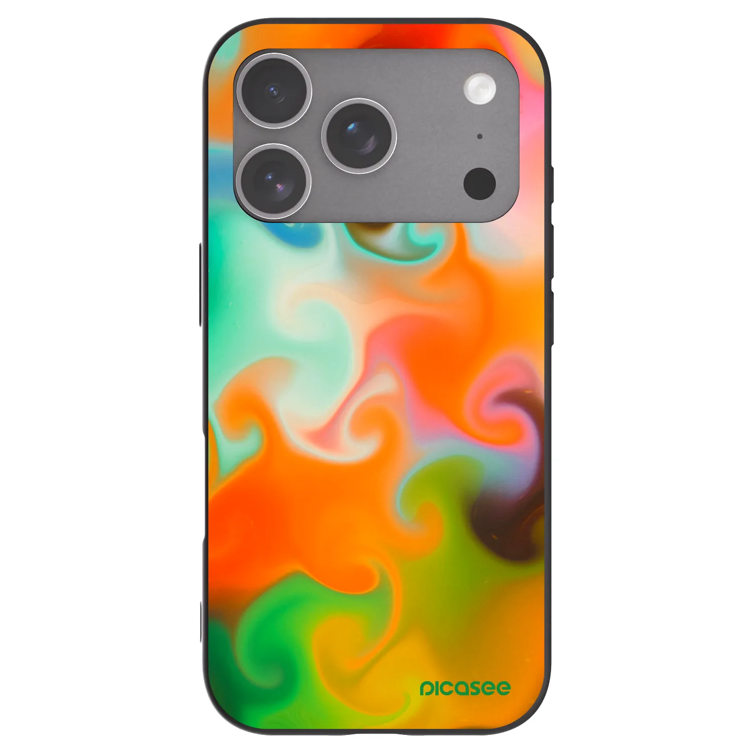 Picasee Μαύρη θήκη σιλικόνης για Apple iPhone 18 Pro - Juice