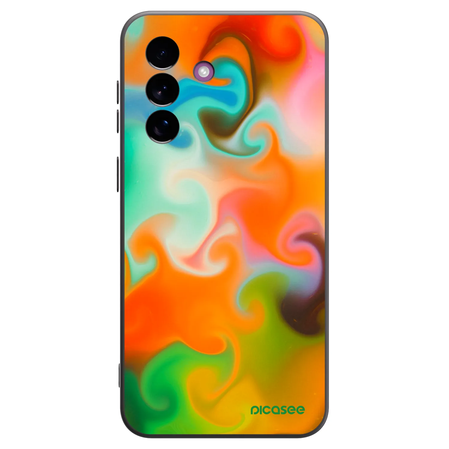 Picasee Μαύρη θήκη σιλικόνης για Samsung Galaxy A37 - Juice